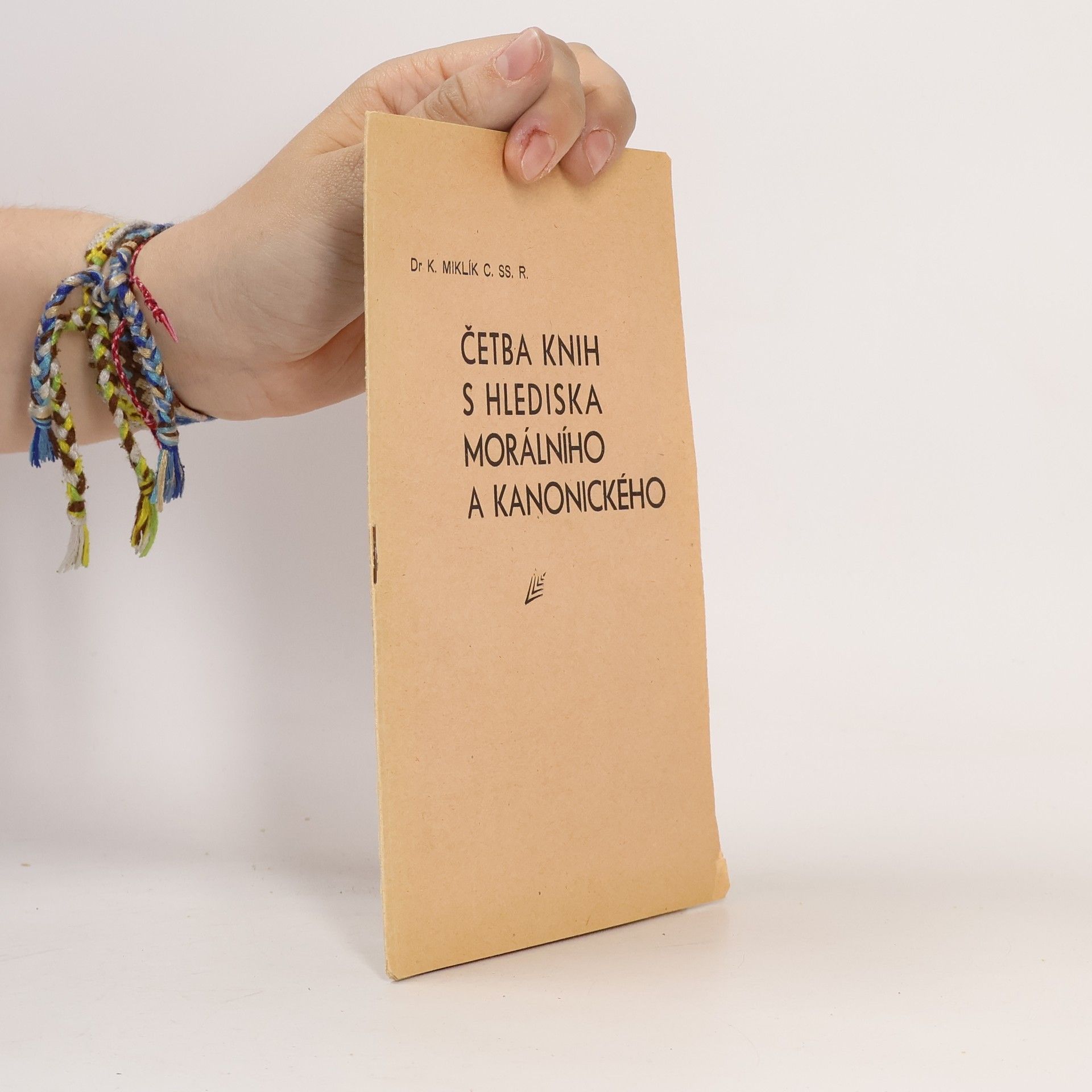 Josef Konstantin Miklík Četba knih s hlediska morálního a kanonického