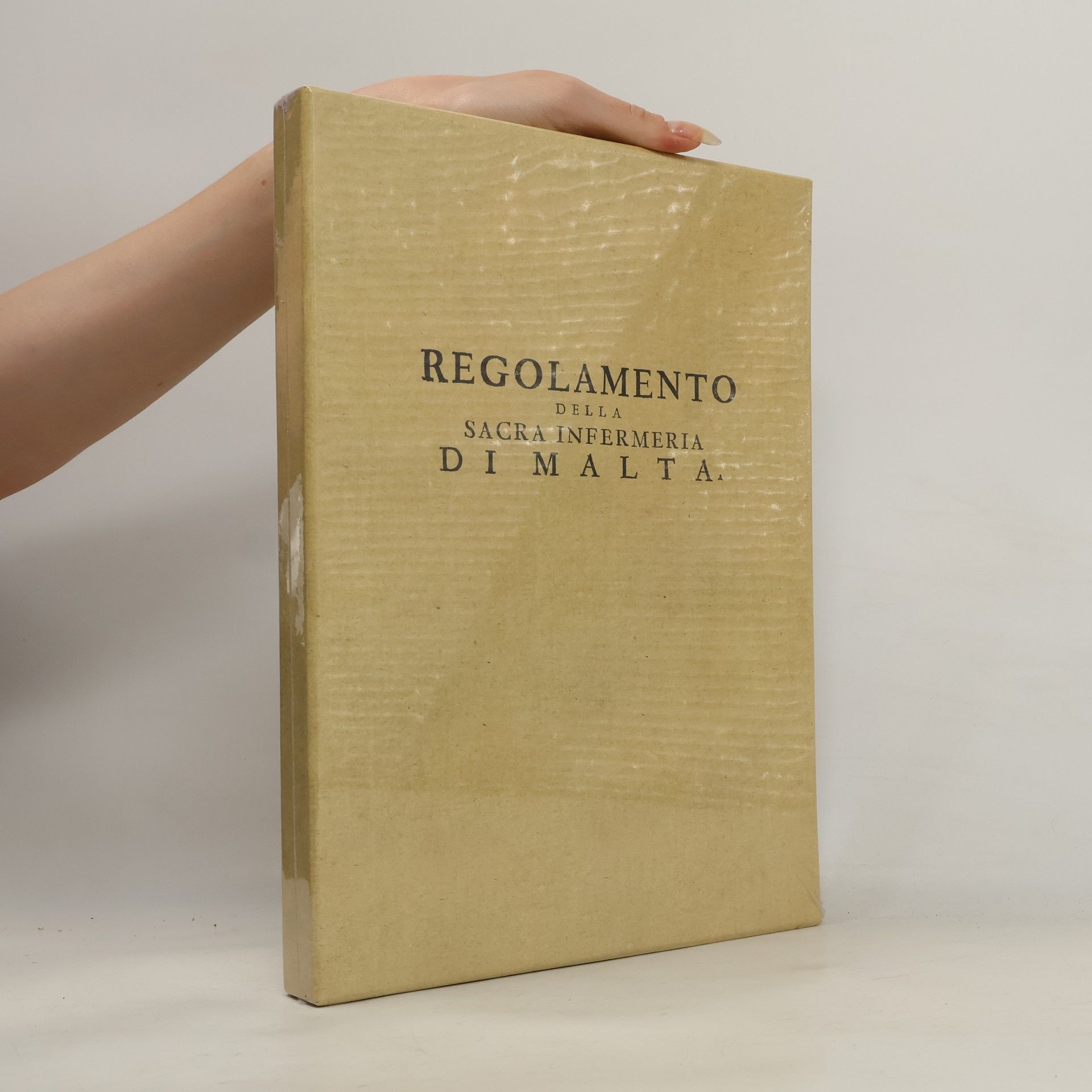 Various authors Regolamento della sacra infermeria di Malta