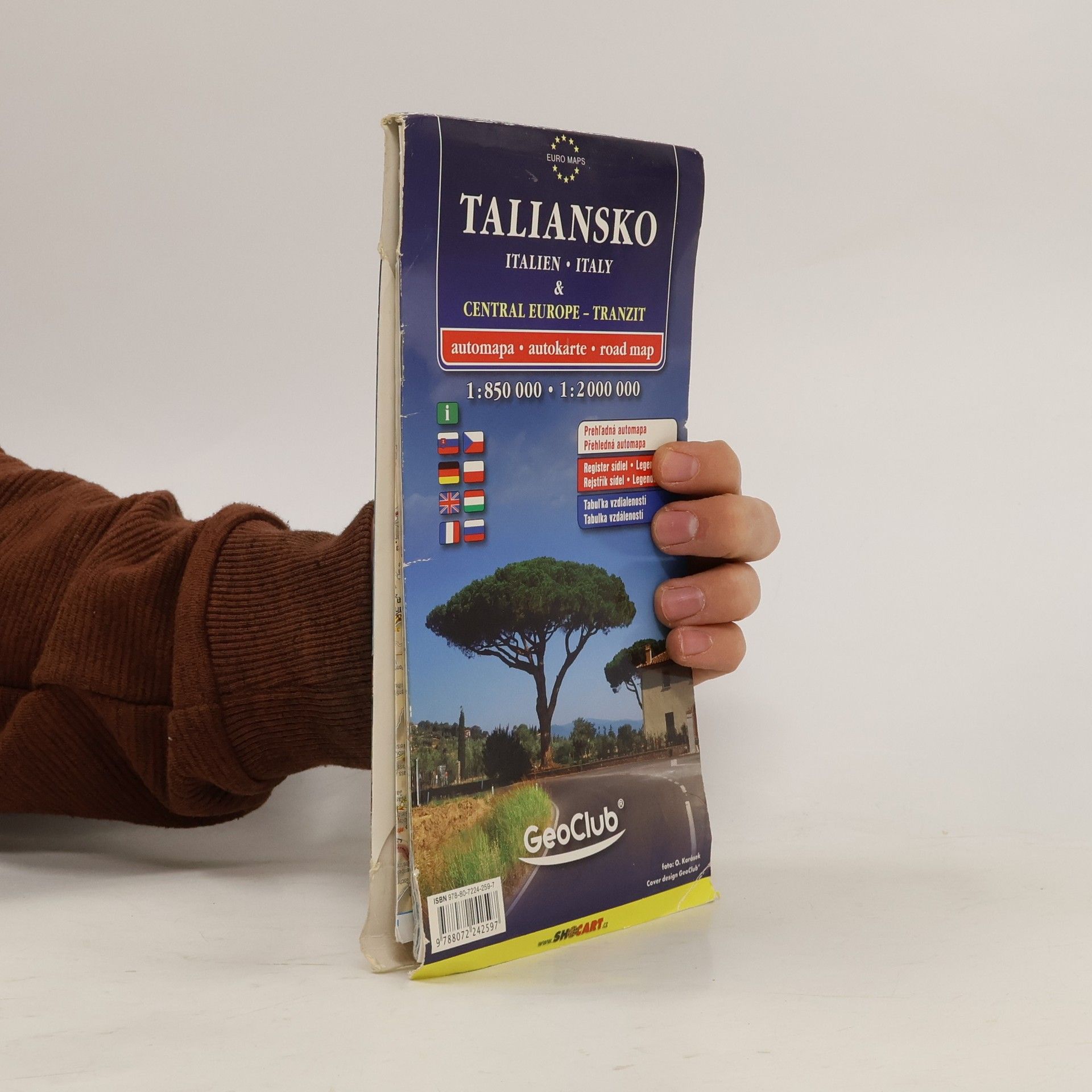 GeoClub Itálie automapa 1:850 000