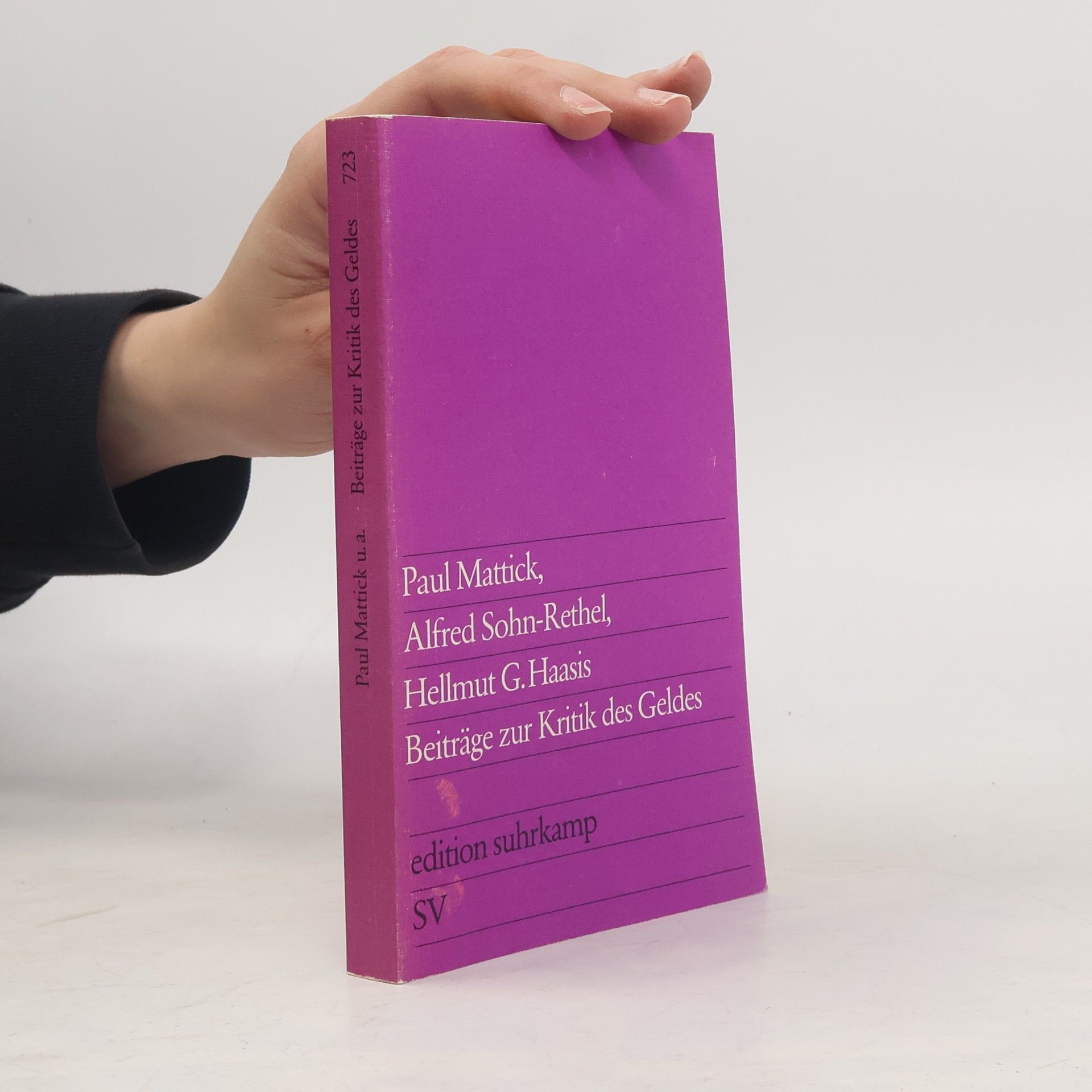 Paul Mattick Beiträge zur Kritik des Geldes