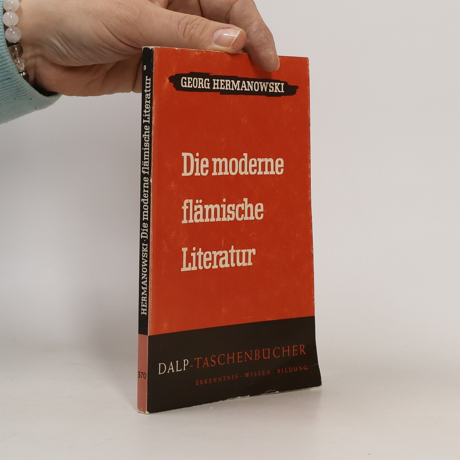 Georg Hermanowski Die moderne flämische Literatur