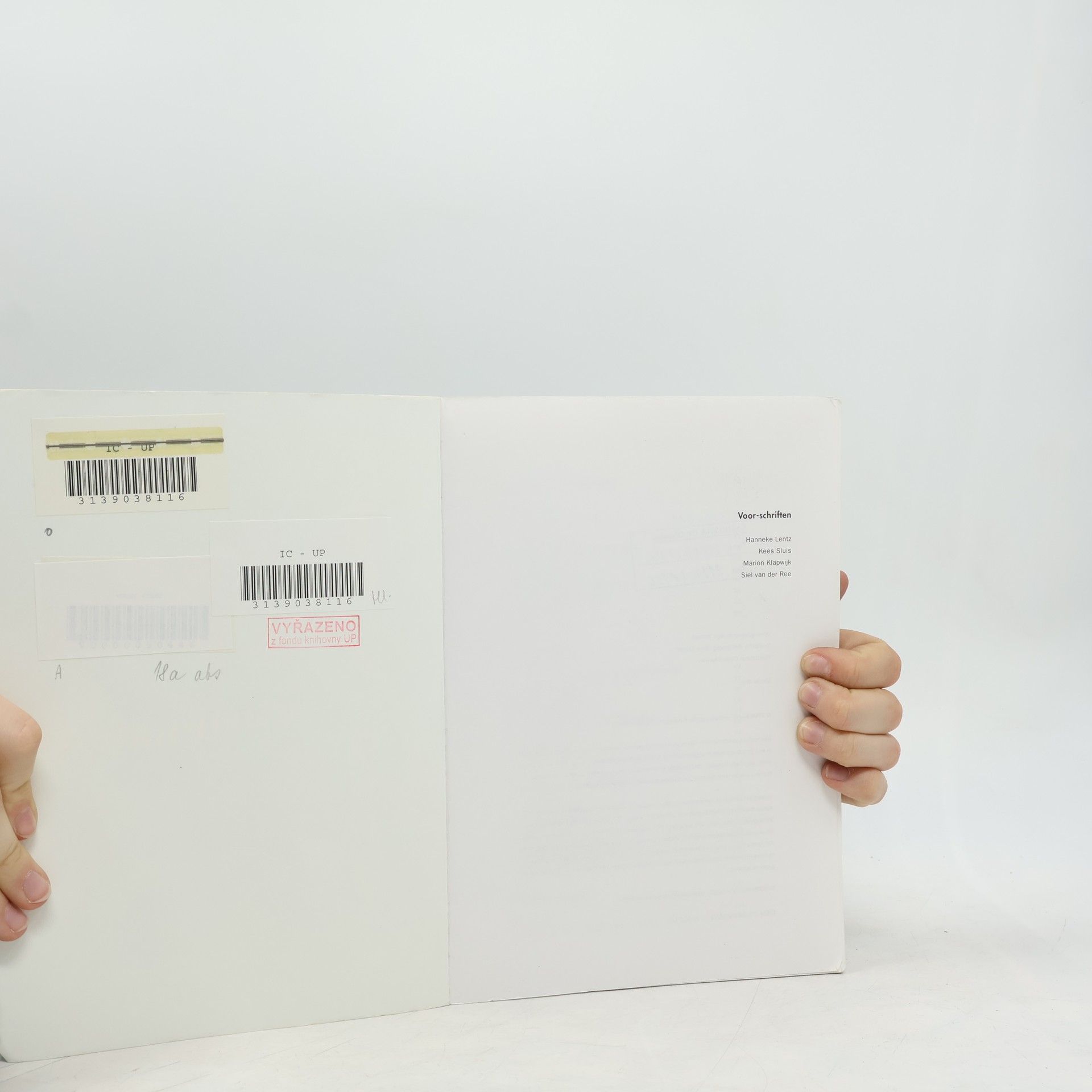 Hanneke Lentz Voor-schriften