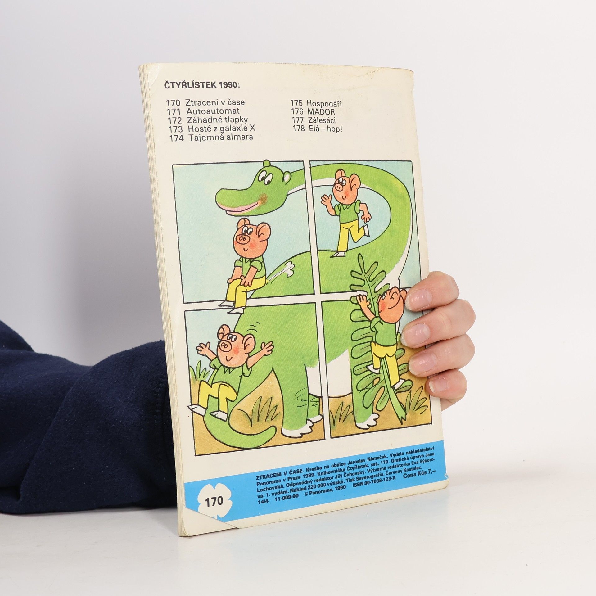 Collectif d'auteurs Čtyřlístek 170. Ztraceni v čase