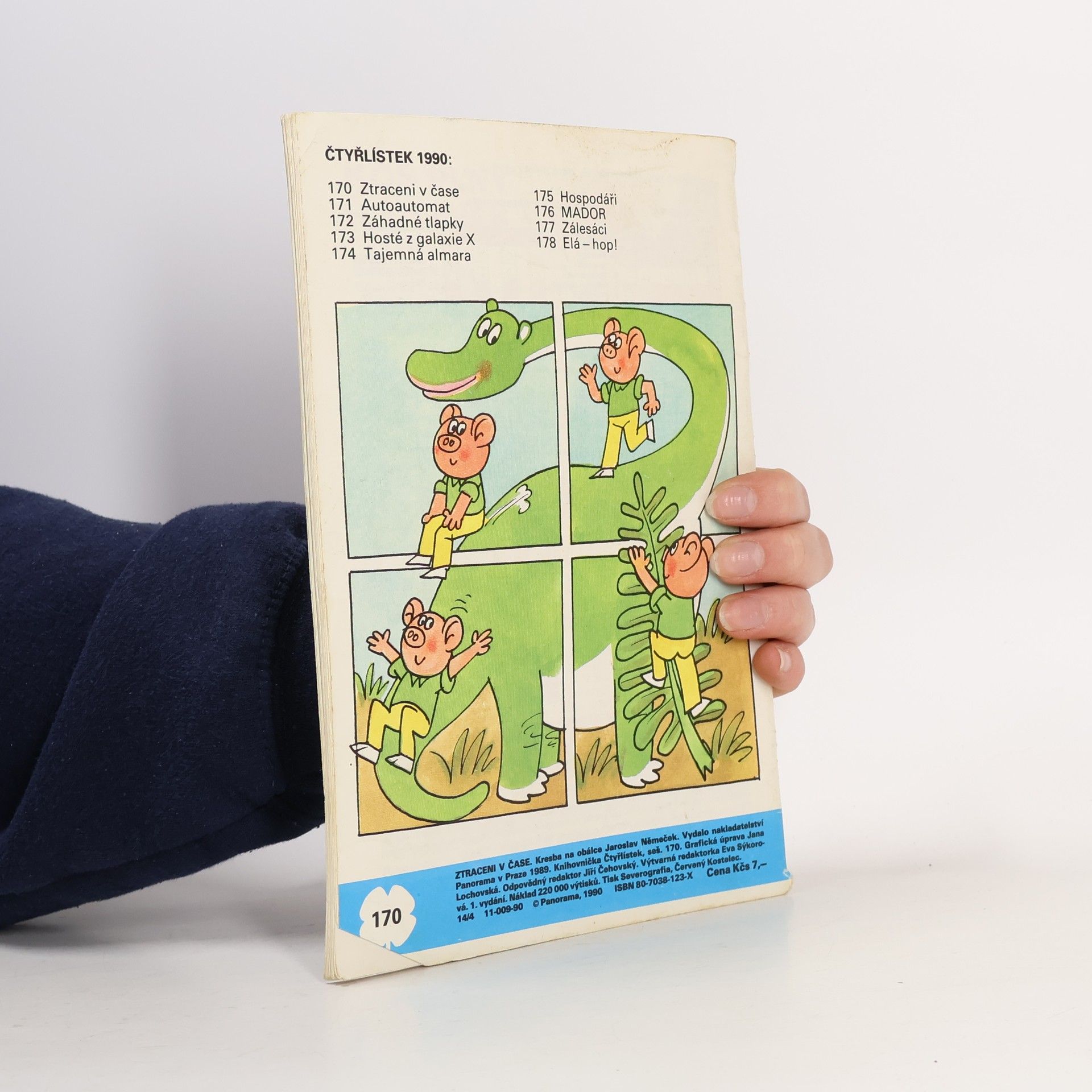 Collectif d'auteurs Čtyřlístek 170. Ztraceni v čase