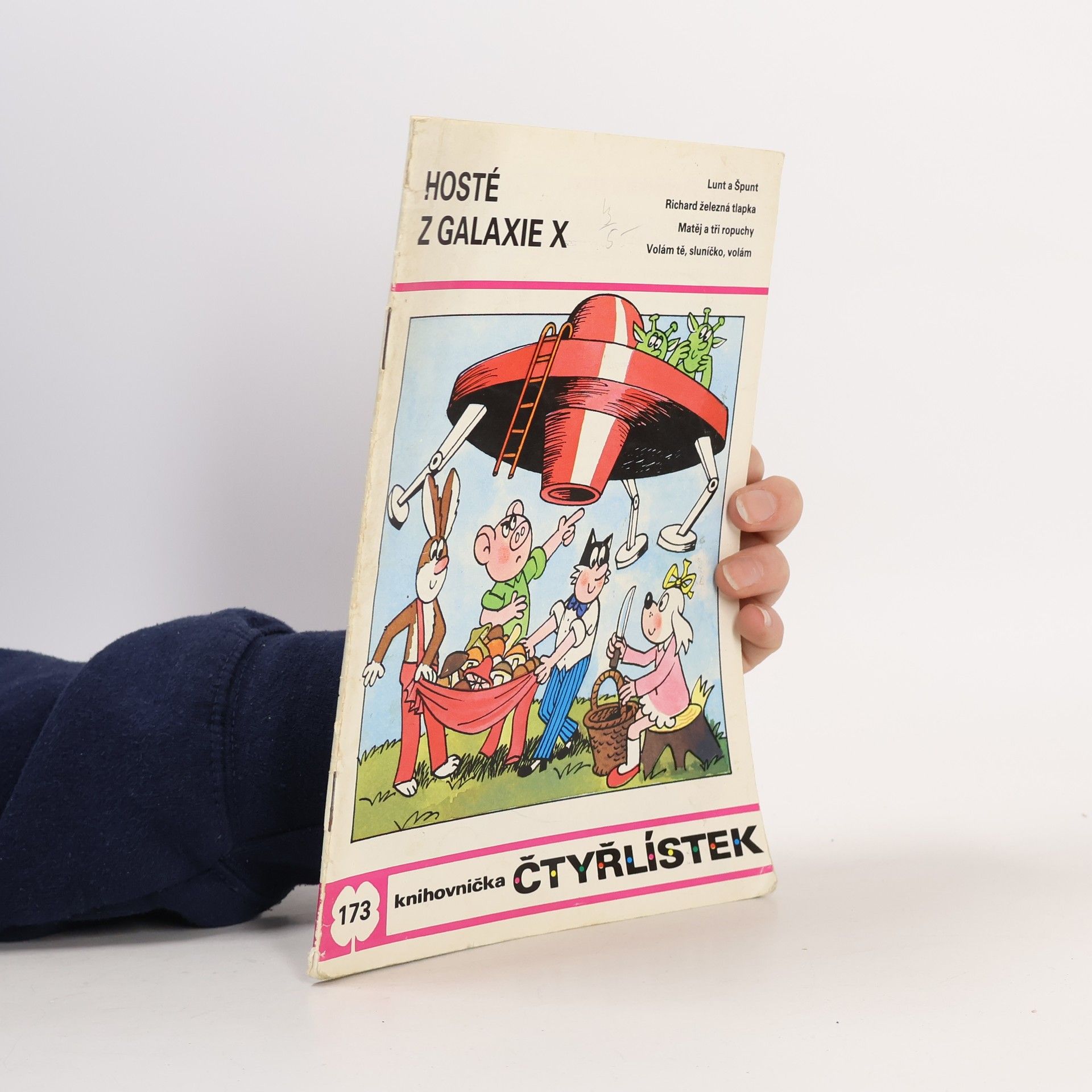 Jaroslav Němeček Čtyřlístek 173. Hosté z galaxie X