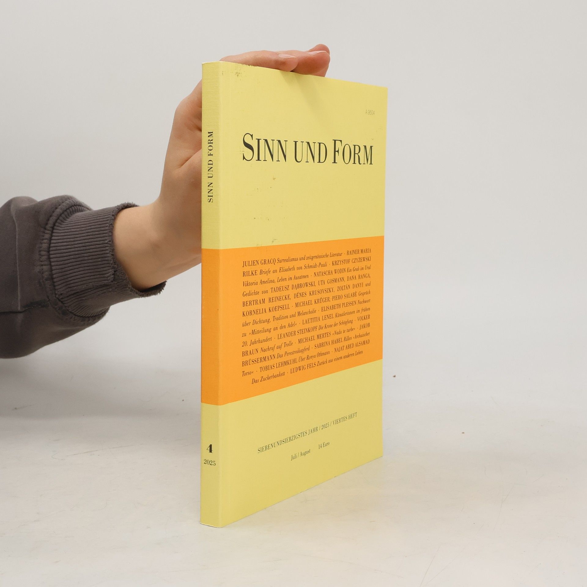 Julien Gracq Sinn und Form 4/2025
