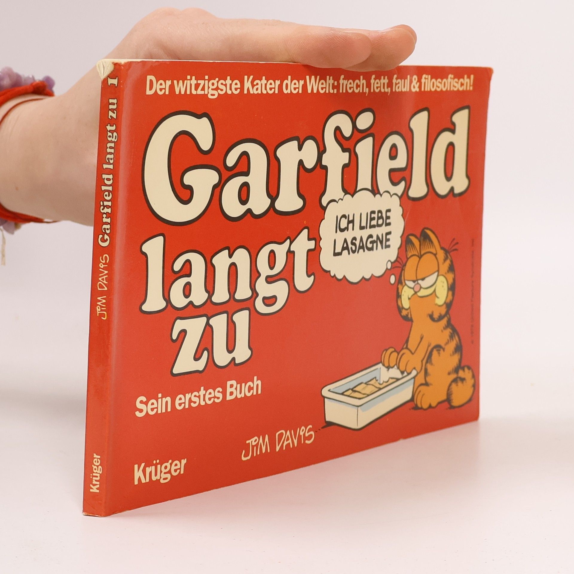 Jim Davis Garfield langt zu