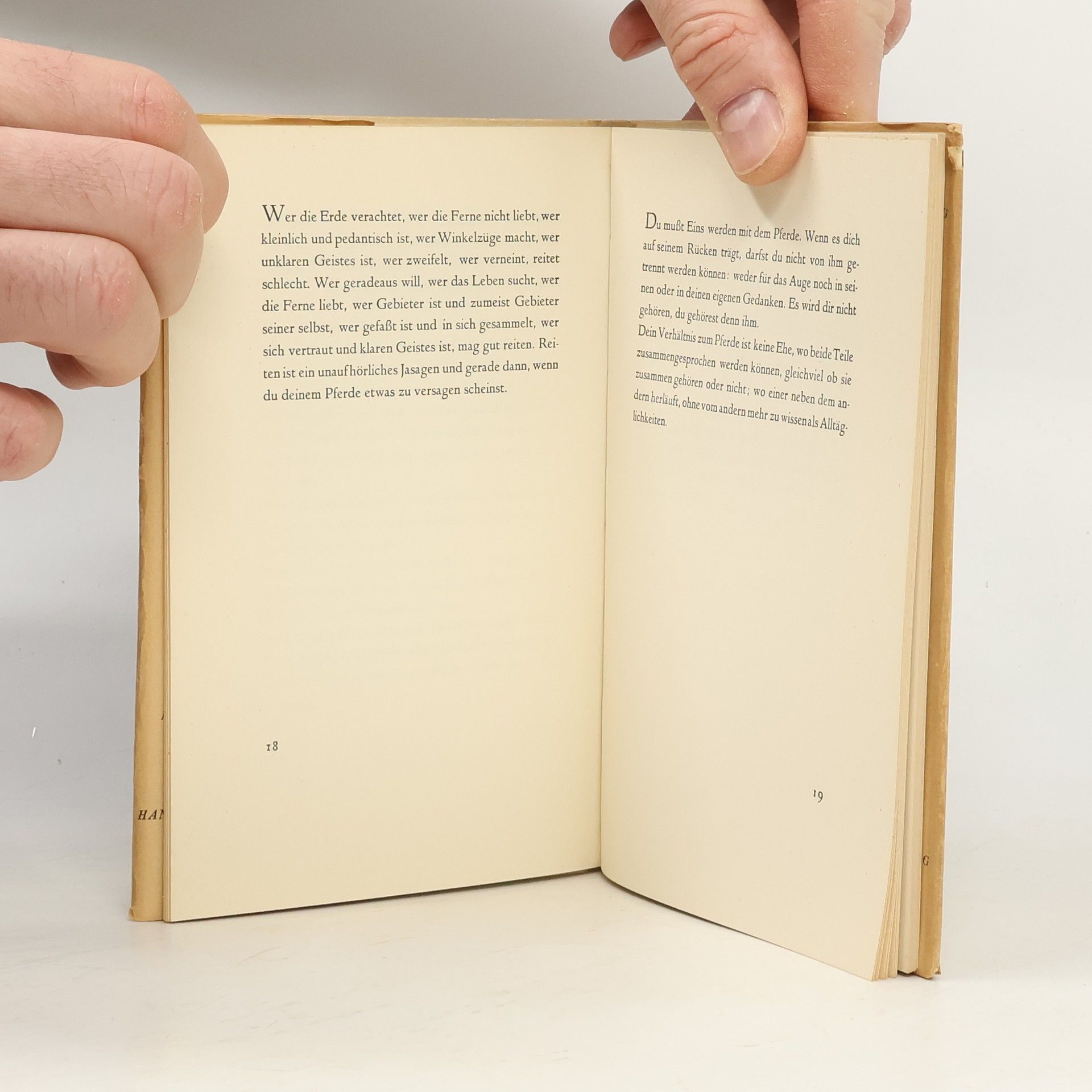 Rudolf Georg Binding Reivorschrift für eine geliebte