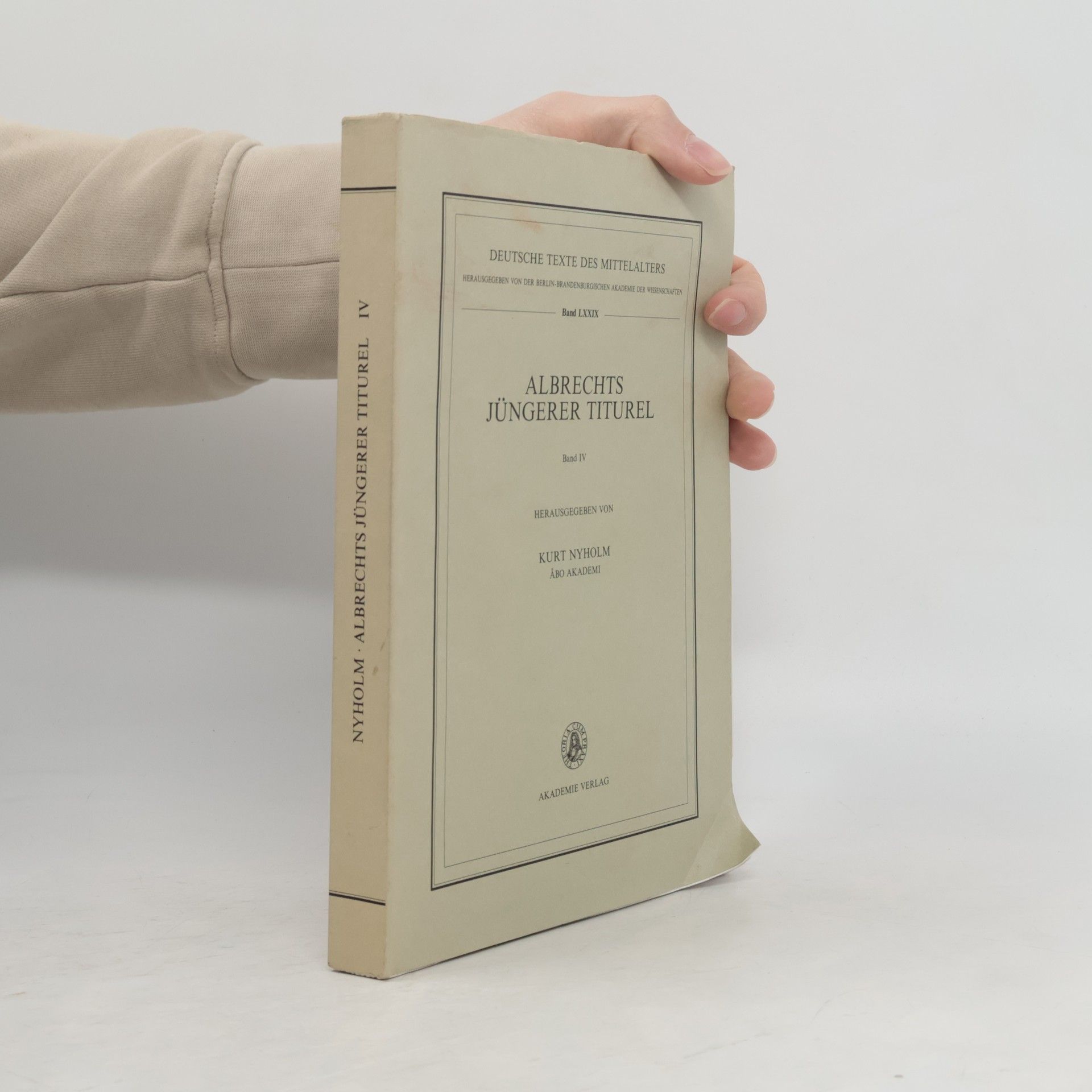 Albrecht von Scharfenberg deutsche Texte des Mittelalters - 4: Albrechts jüngerer Titurel