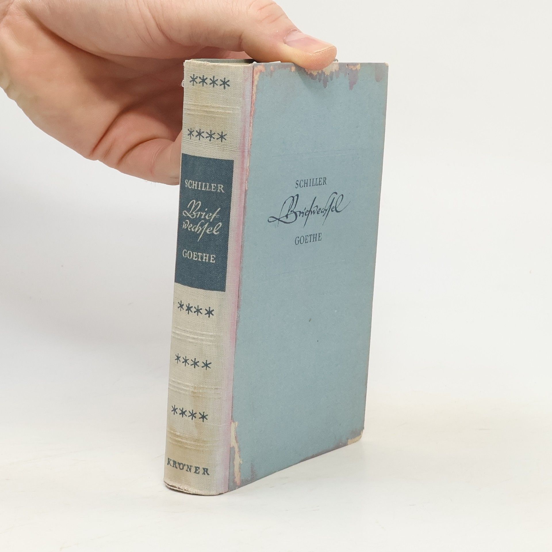 Hermann Dollinger Der Briefwechsel zwischen Schiller und Goethe