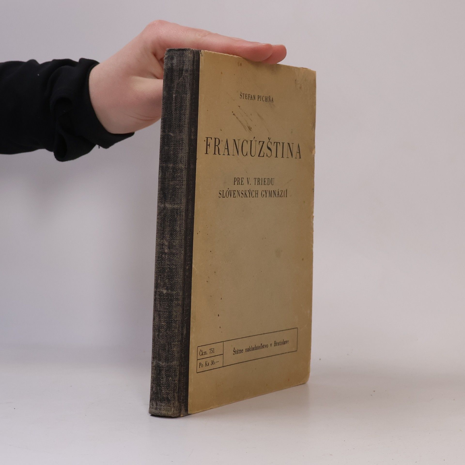 Štefan Pichňa Francúzština pre V. triedu slovenských gymnázií