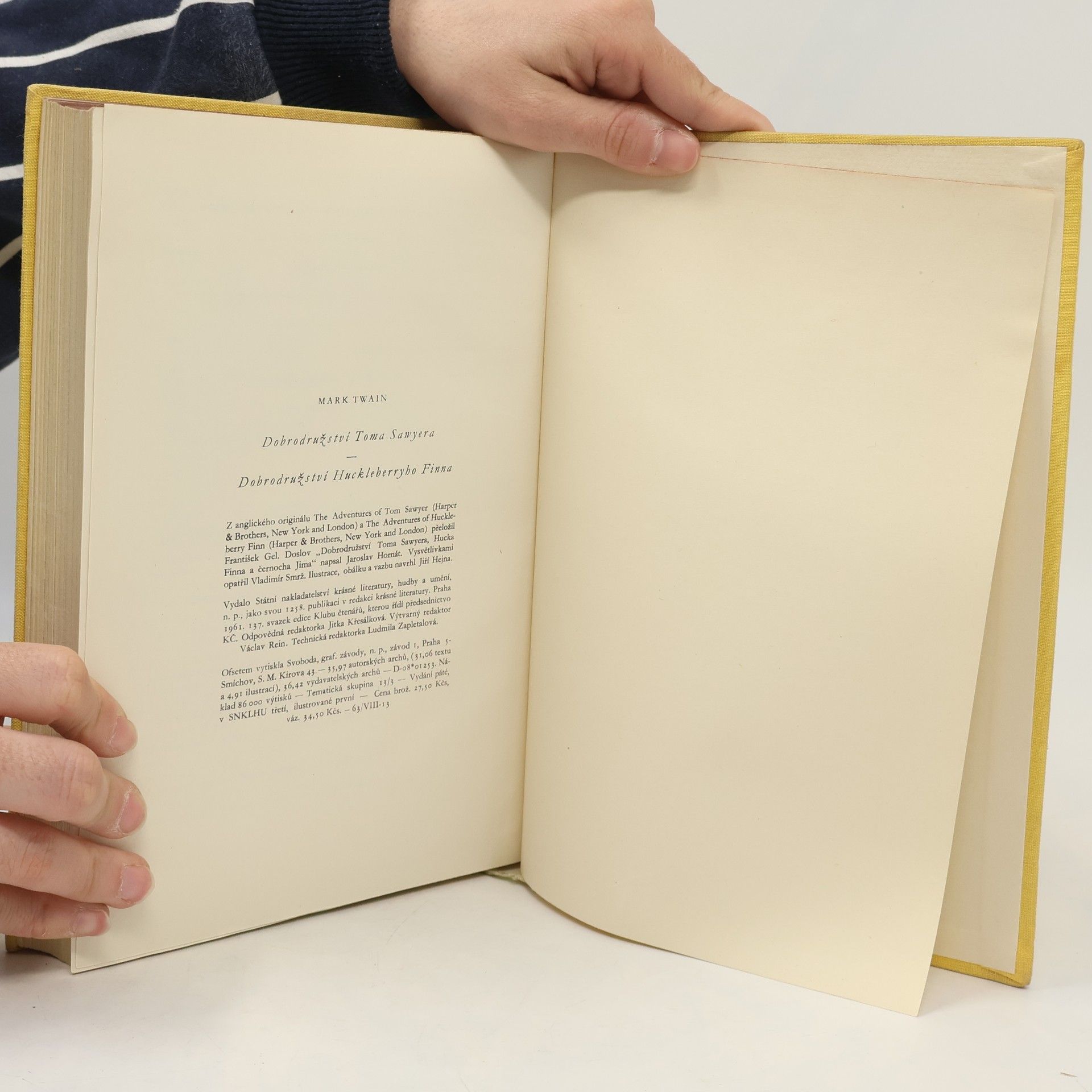 Mark Twain Dobrodružství Toma Sawyera. Dobrodružství Huckleberryho Finna