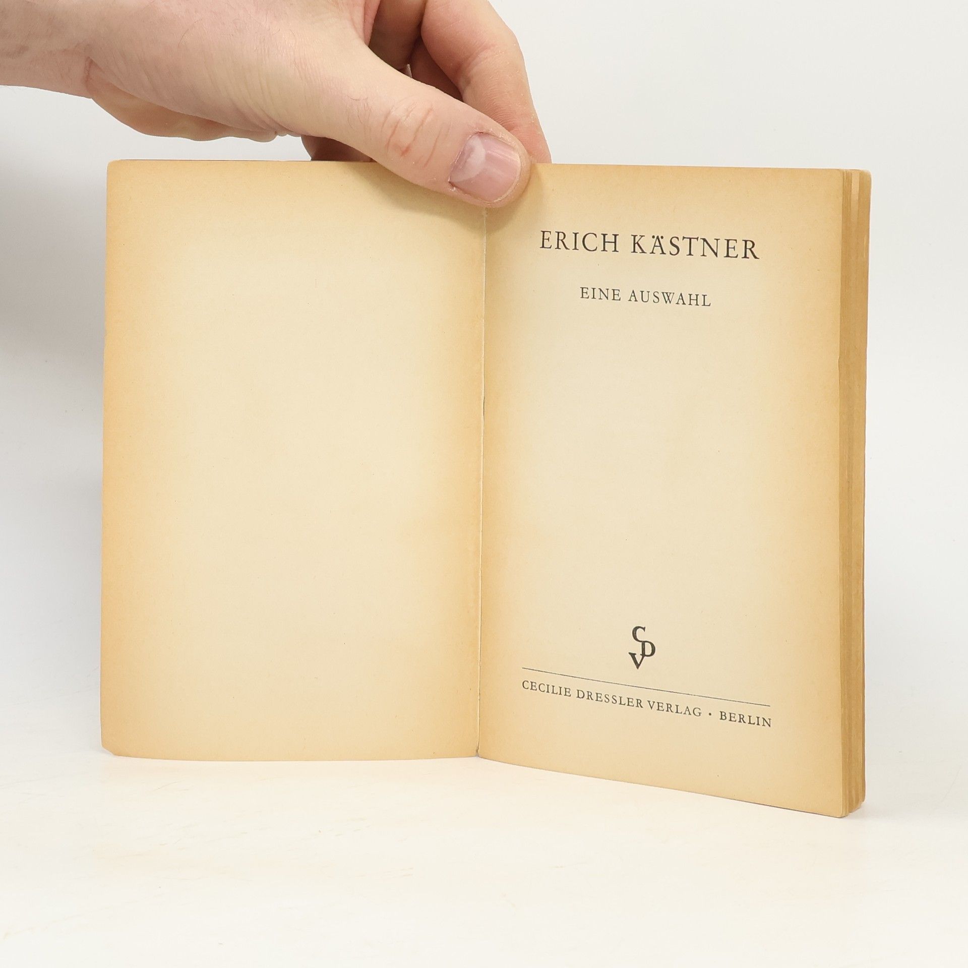 Erich Kästner Eine Auswahl