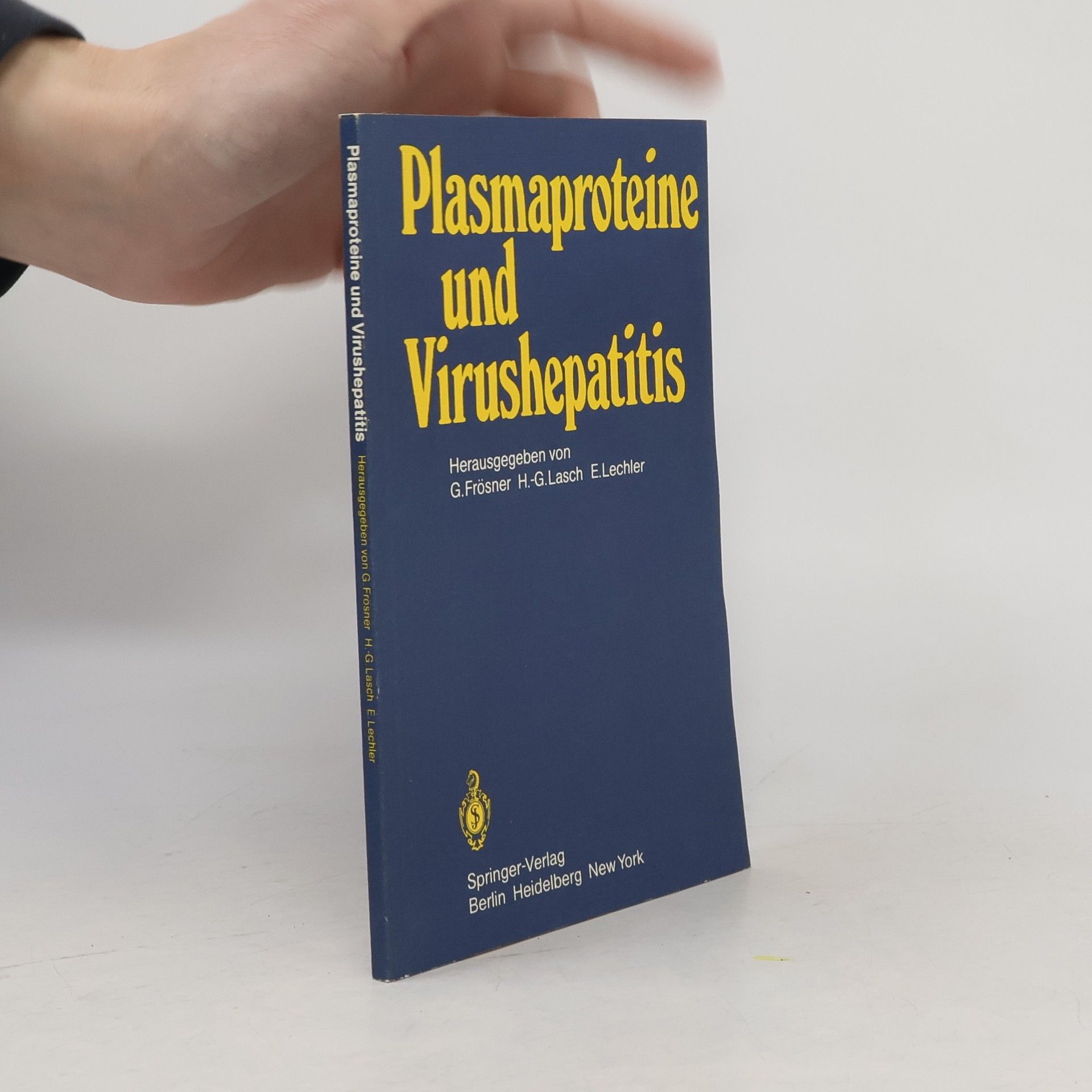 E. U. Baas Plasmaproteine und Virushepatitis