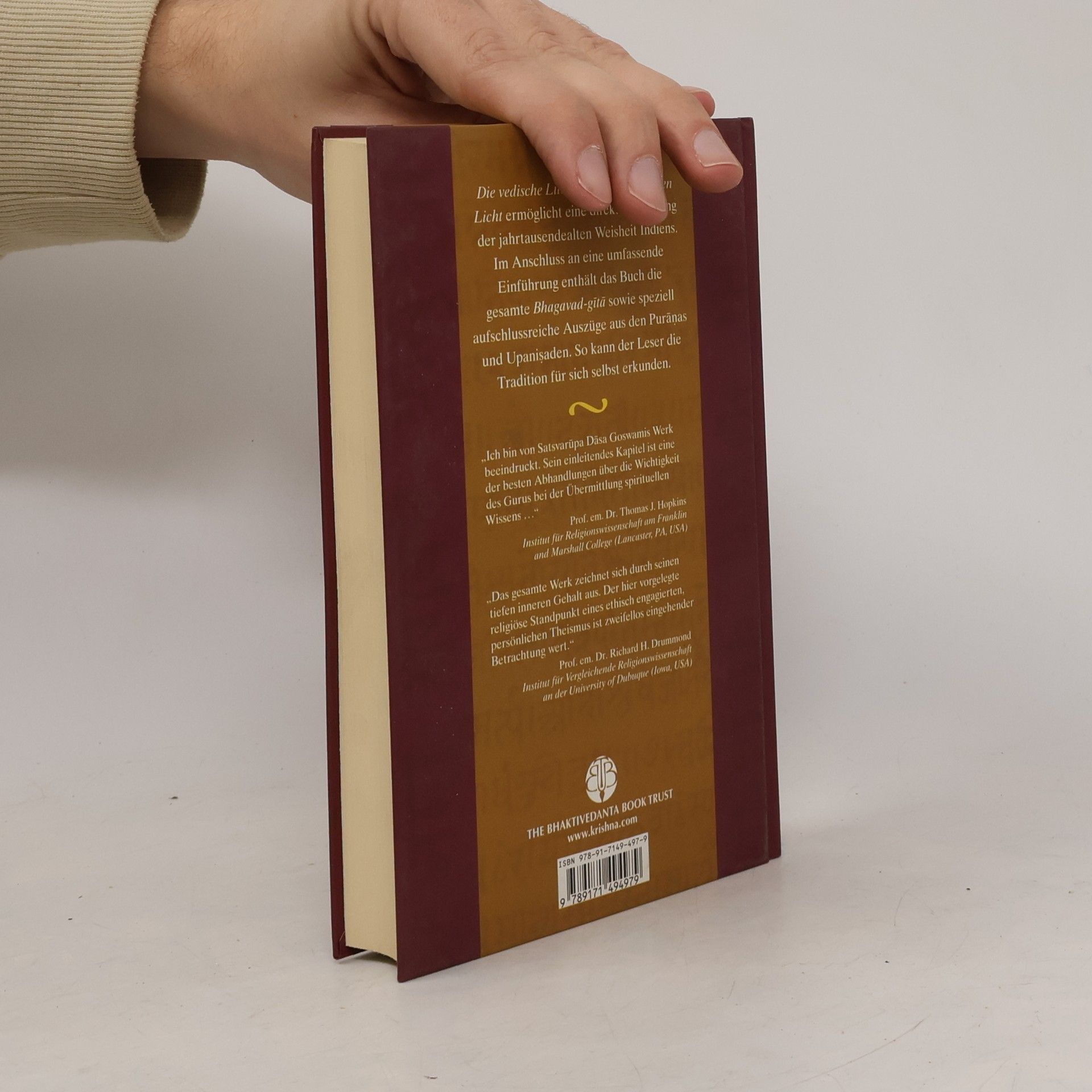 Satsvarupa das Goswami Die vedische Literatur in ihrem eigenen Licht