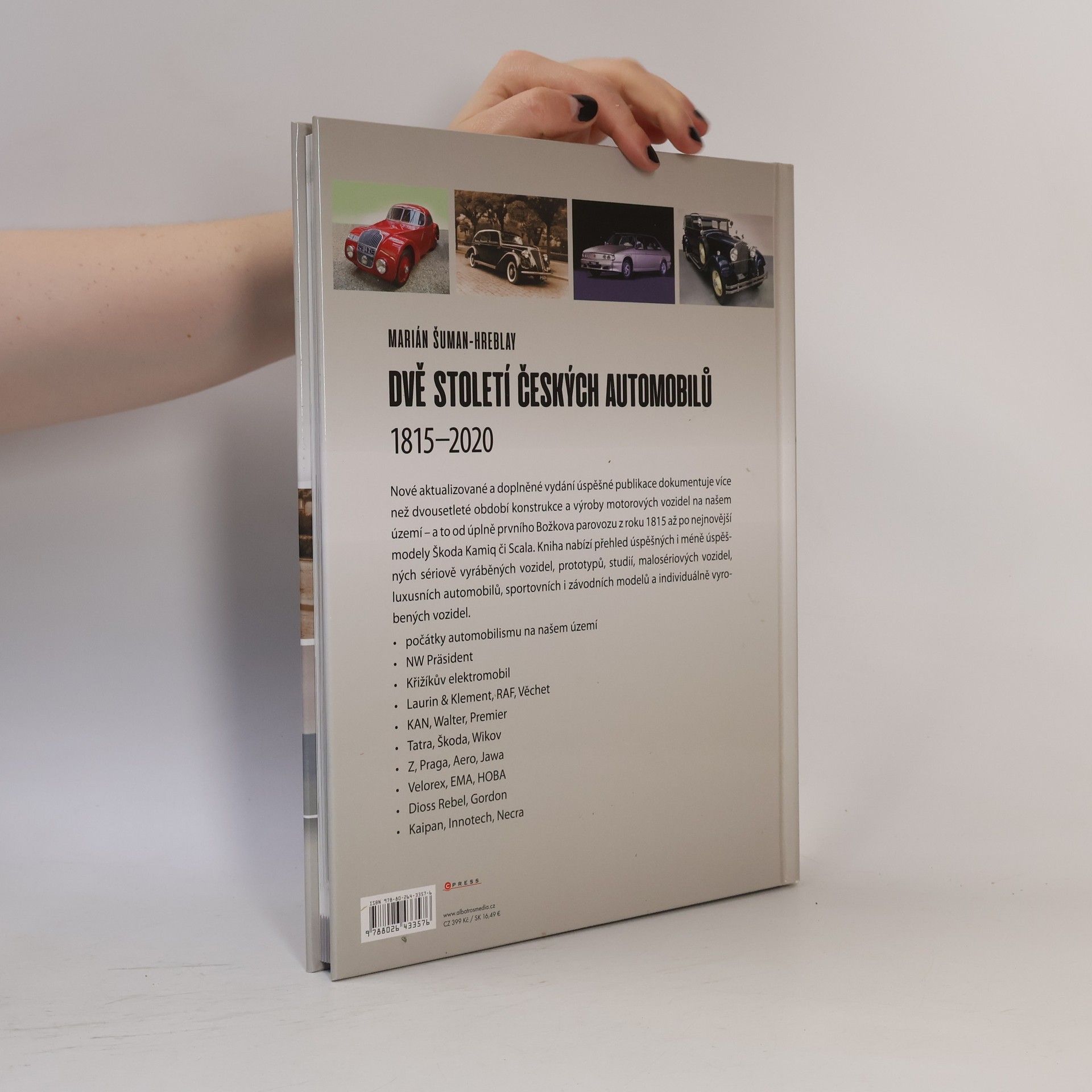 Šuman Hreblay Marián Dvě století českých automobilů
