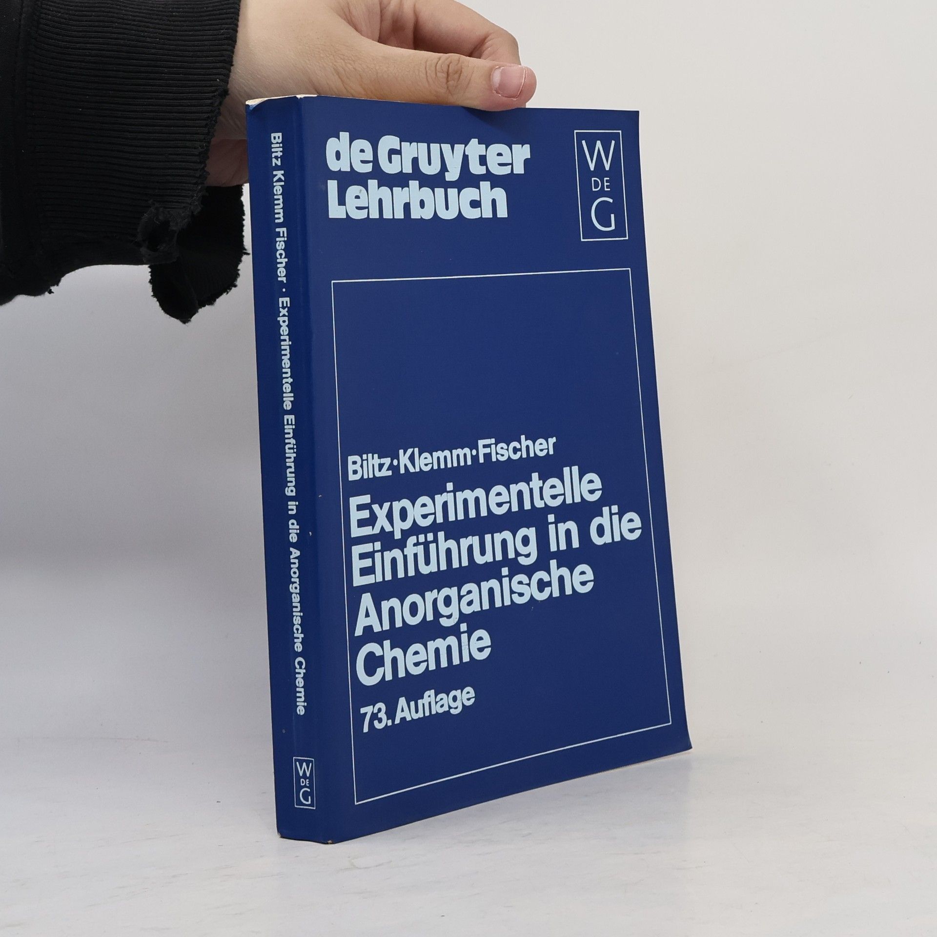 De Gruyter Lehrbuch: Experimentelle Einführung in die anorganische Chemie