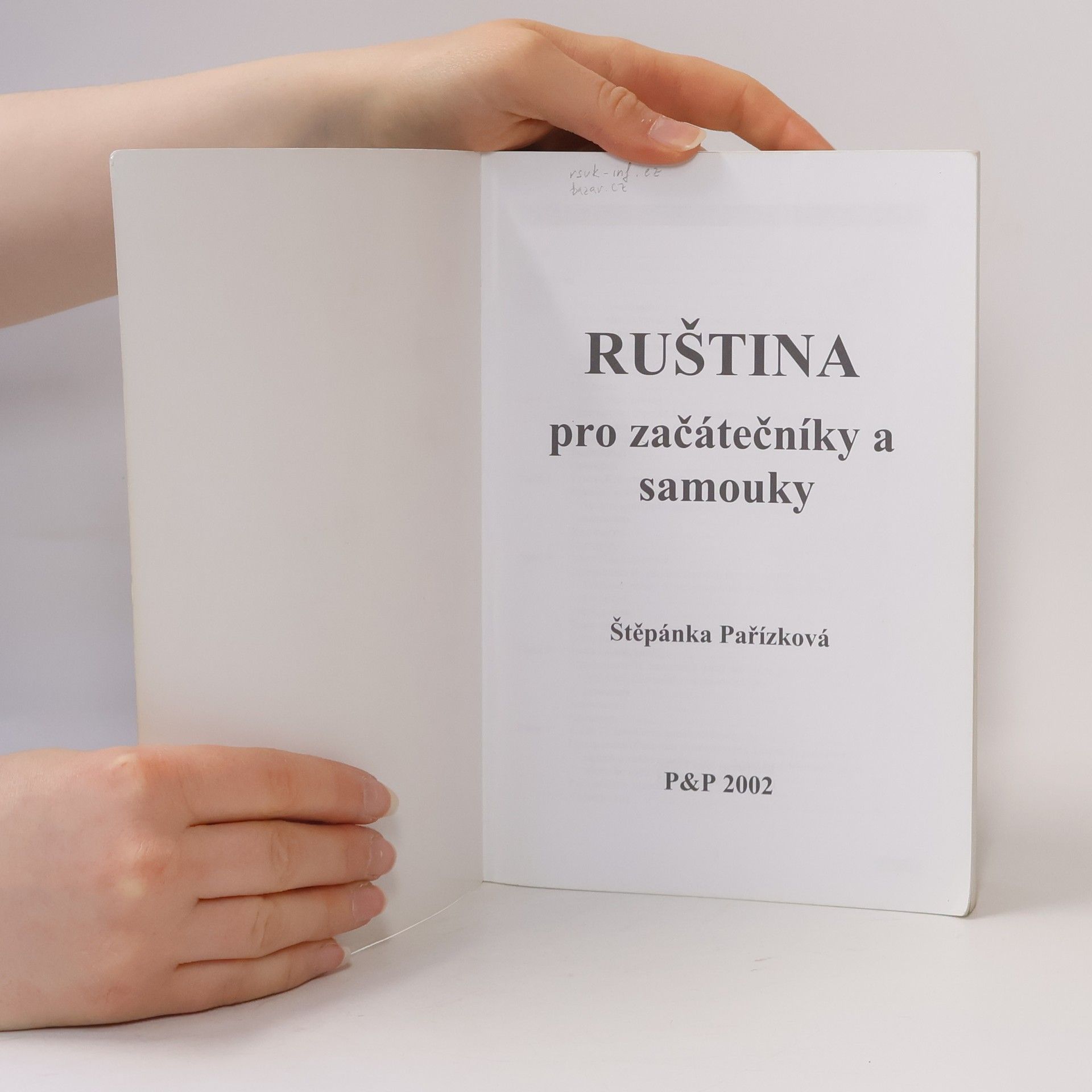 Štěpánka Pařízková Ruština pro začátečníky a samouky