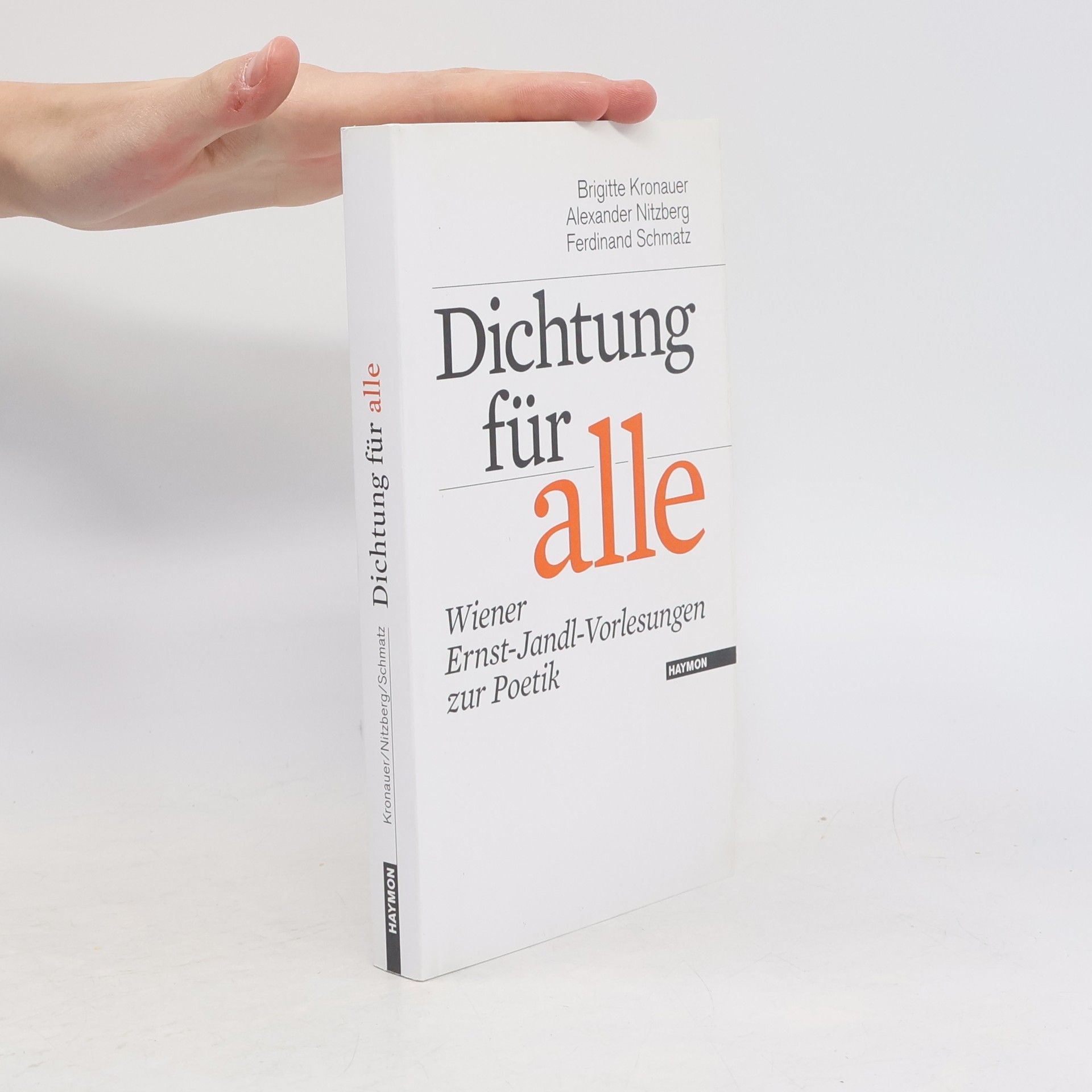 Ferdinand Schmatz Dichtung für alle