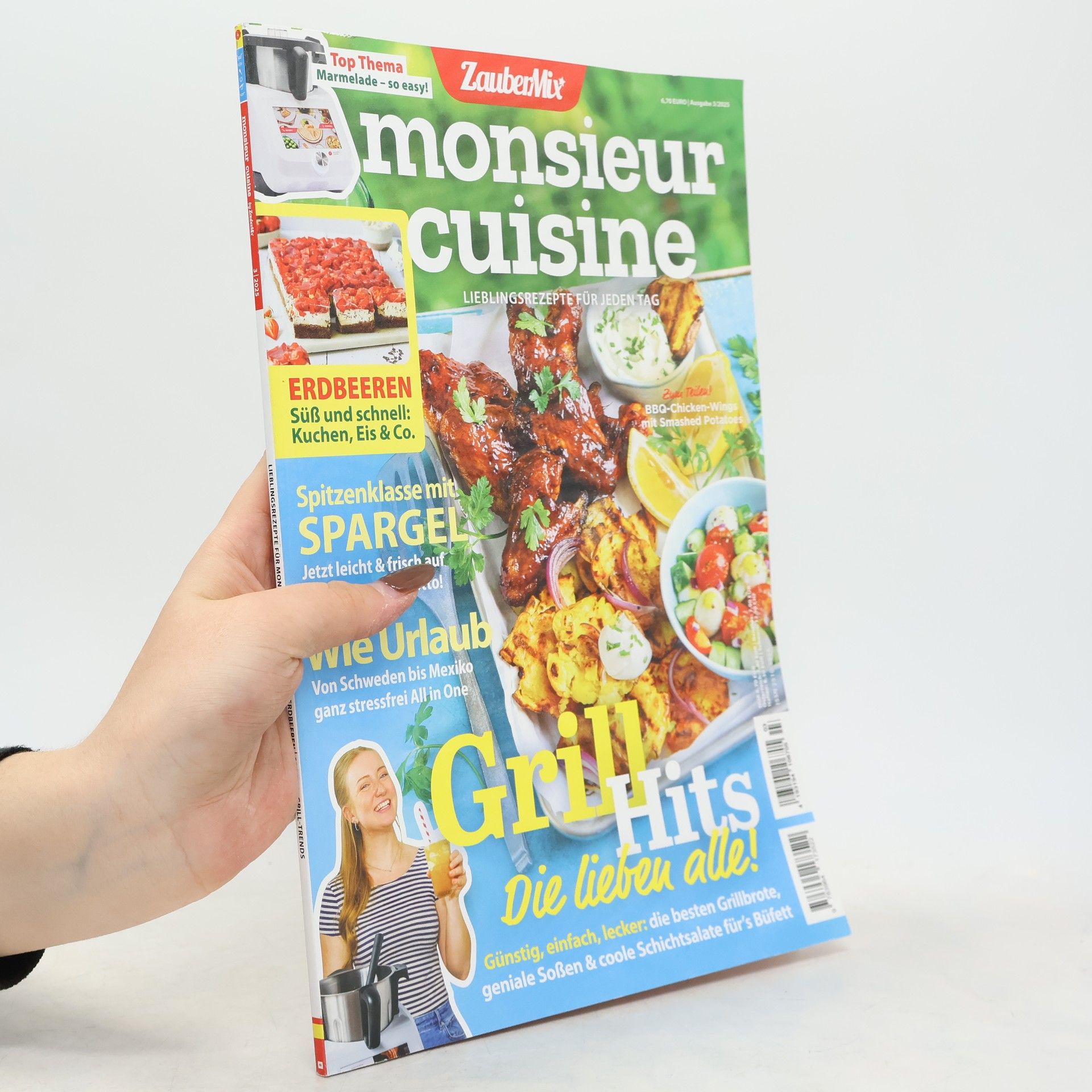 Autorenkollektiv Monsieur Cuisine by Zaubermix - 03/25 - Spargel - Erdbeeren - Kuchen - Eis - Grill HIts
