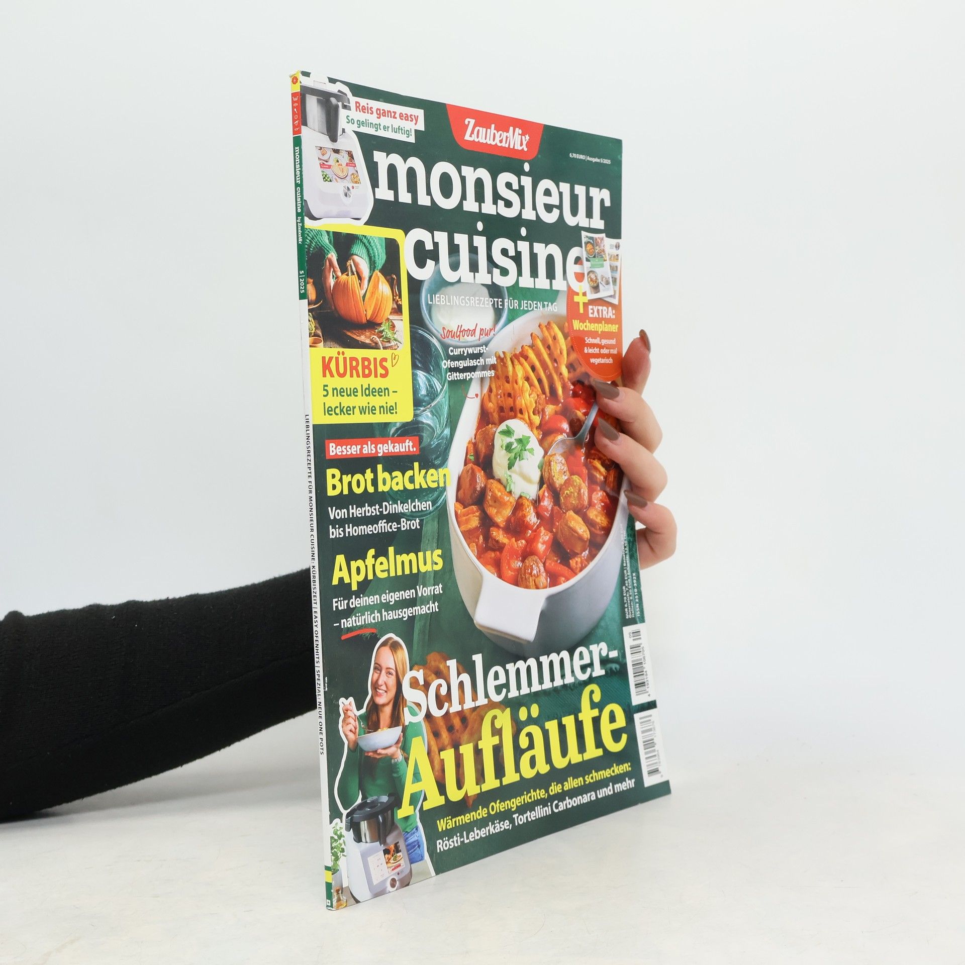 Autorenkollektiv Monsieur Cuisine by ZauberMix - 05/25 - One Pot - Kuerbis - Flammkuchen