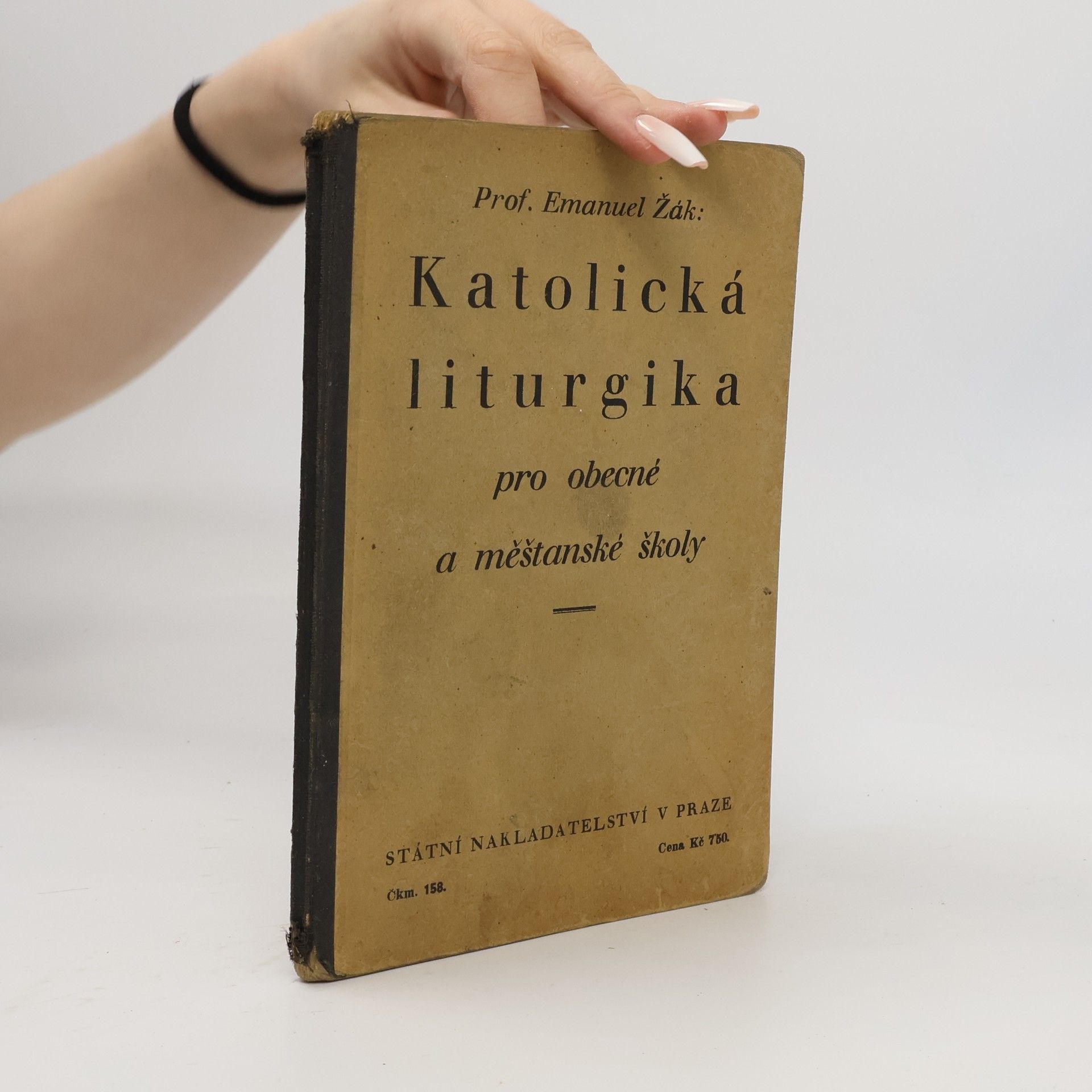 Emanuel Žák Katolická liturgika pro obecné a měšťanské školy
