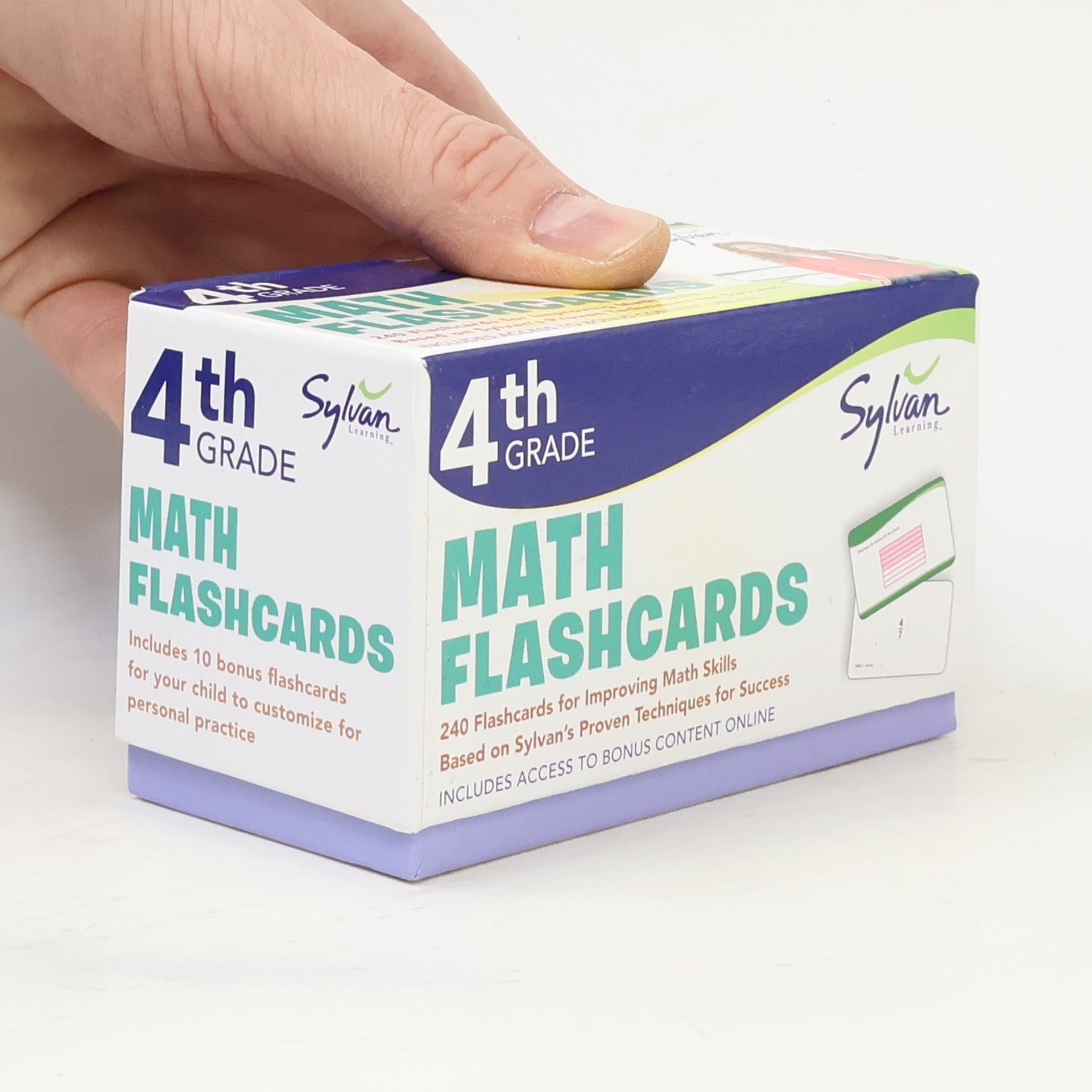 Sylvan Learning 4th Grade Math Flashcards
