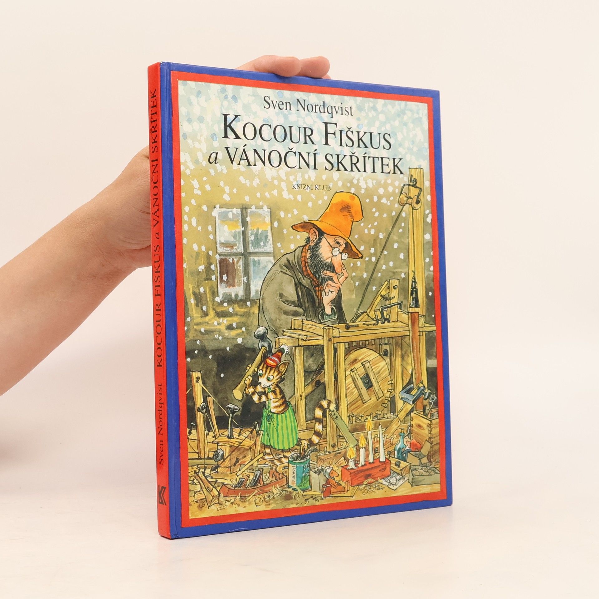 Sven Nordqvist Kocour Fiškus a vánoční skřítek