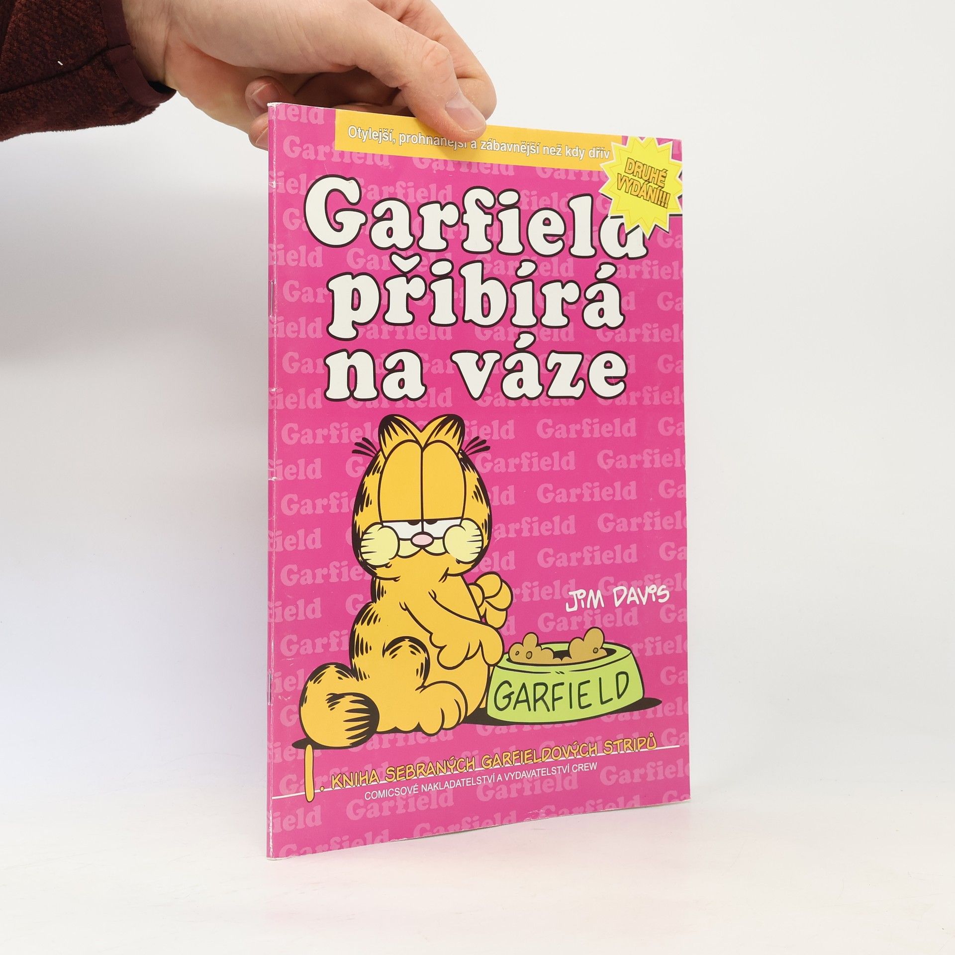 Jim Davis Garfield přibírá na váze