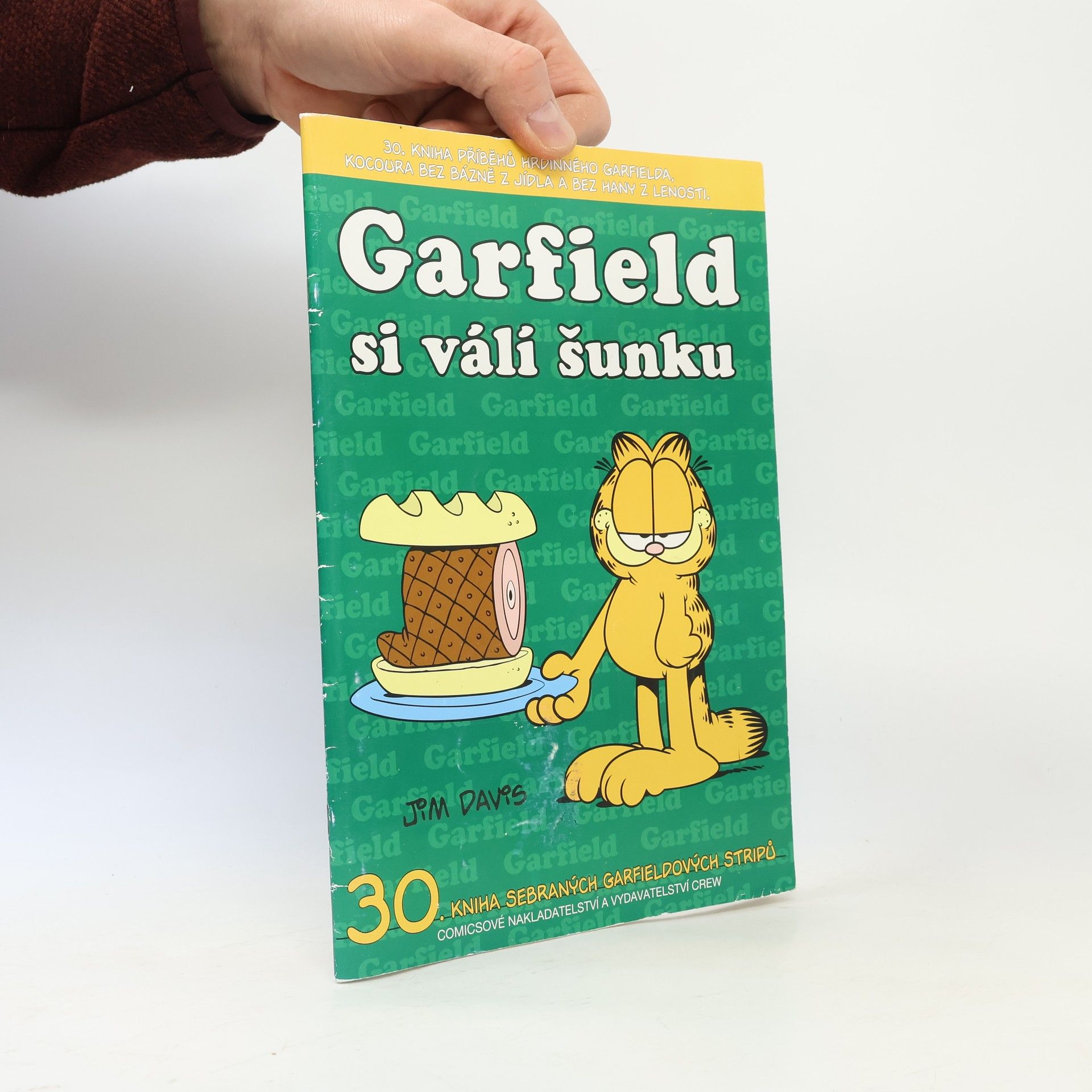 Jim Davis Garfield si válí šunku