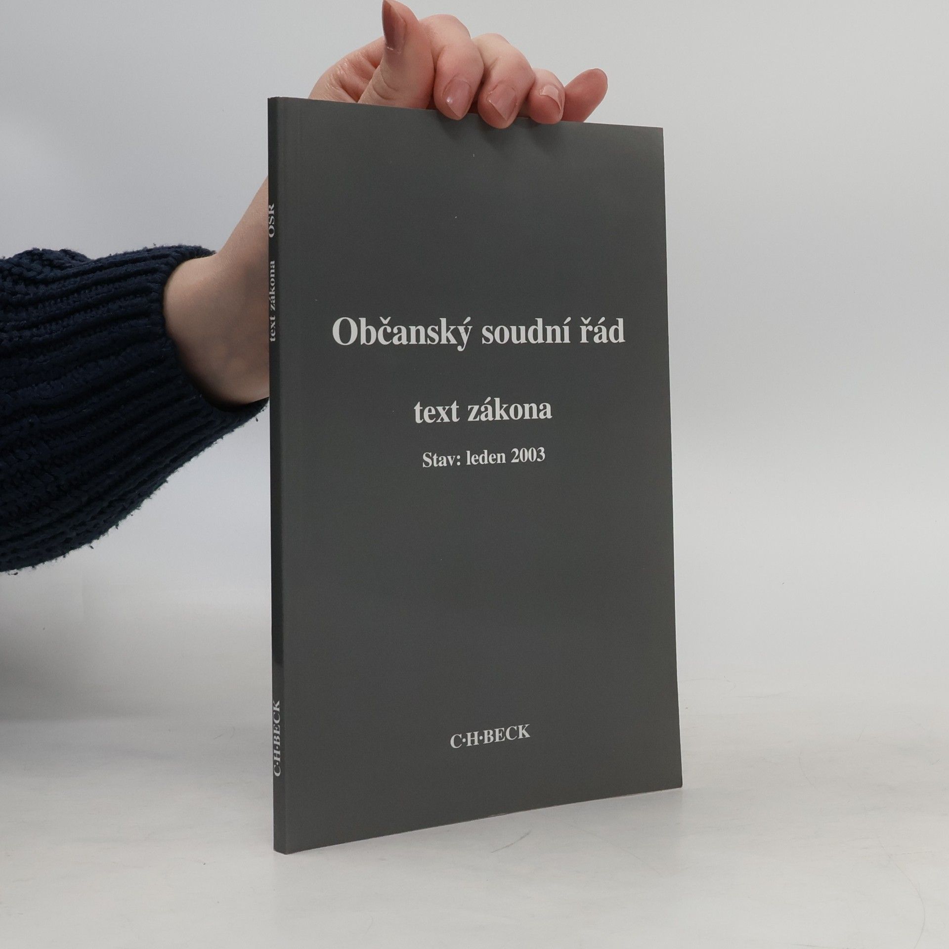 Jaroslav Bureš Občanský soudní řád. Text zákona. Stav: leden 2003