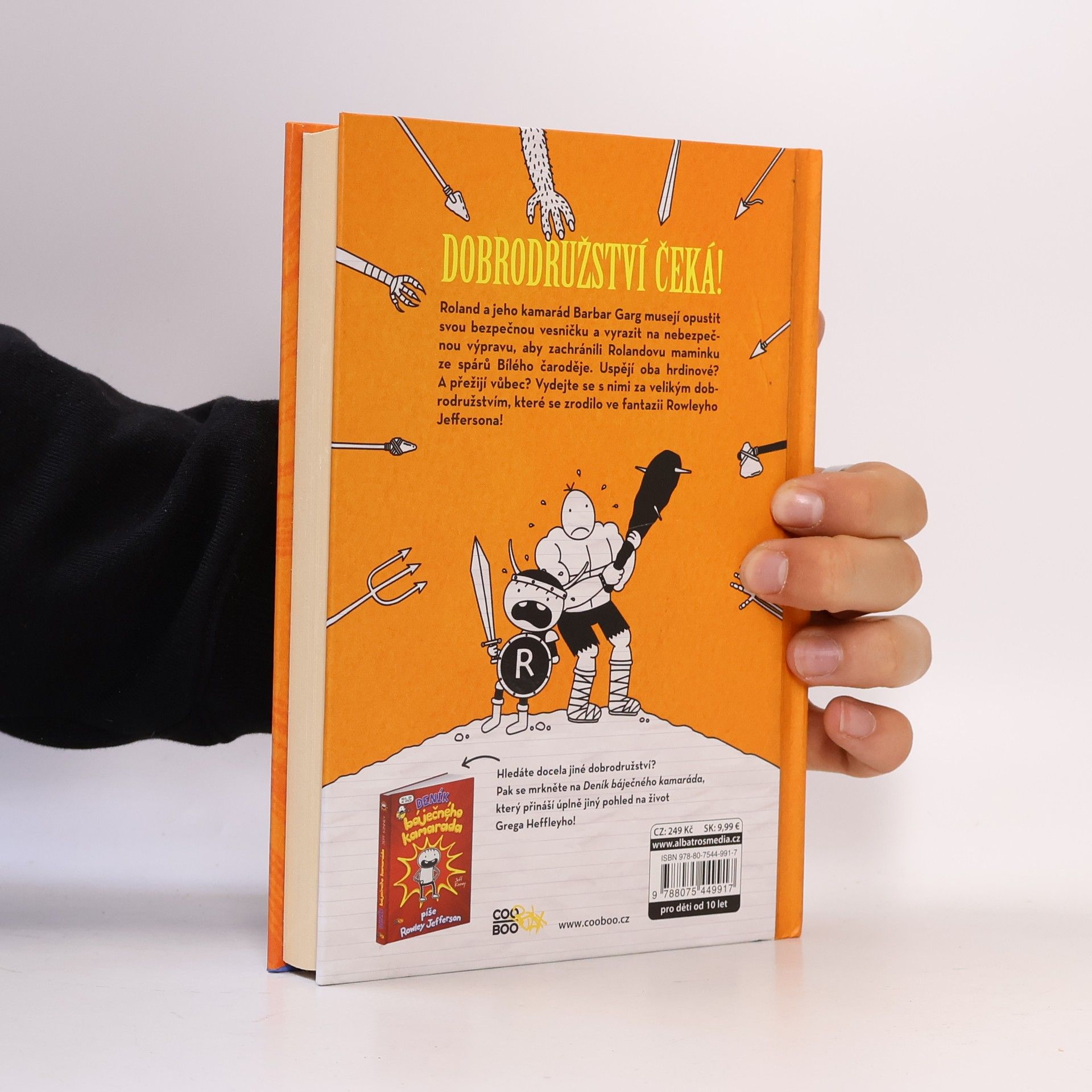 Jeff Kinney Dobrodružství báječných kamarádů. Píše Rowley Jefferson