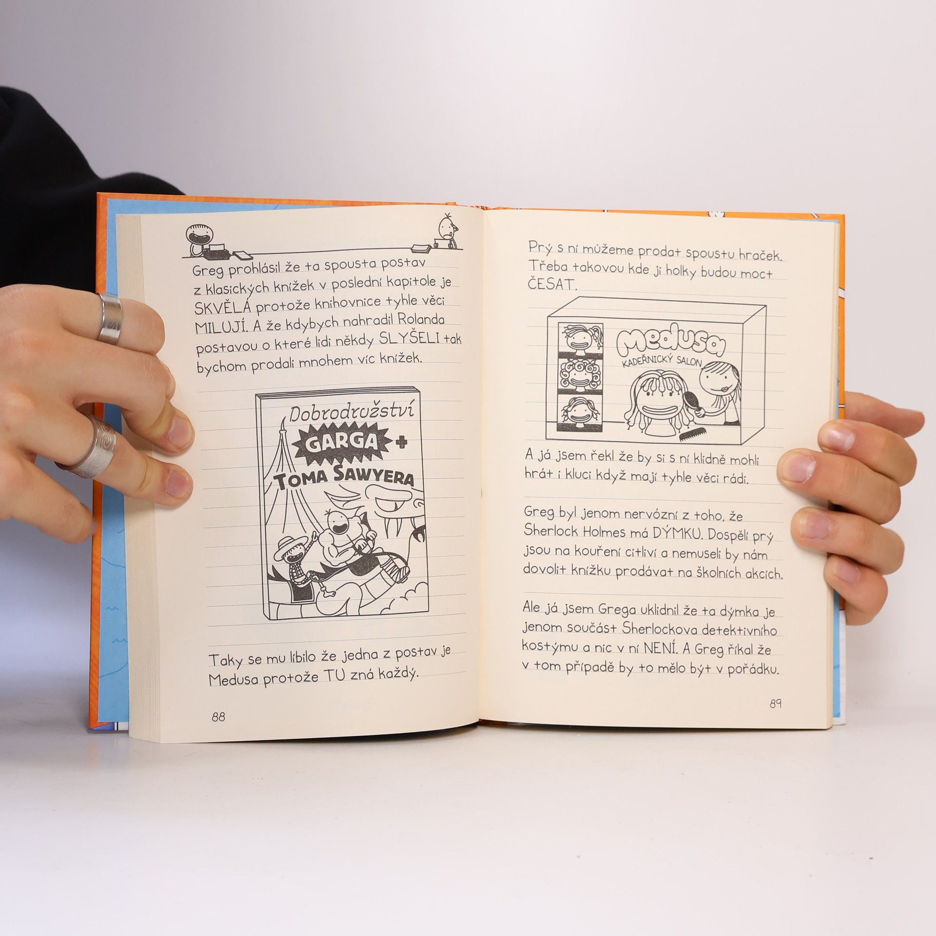 Jeff Kinney Dobrodružství báječných kamarádů. Píše Rowley Jefferson