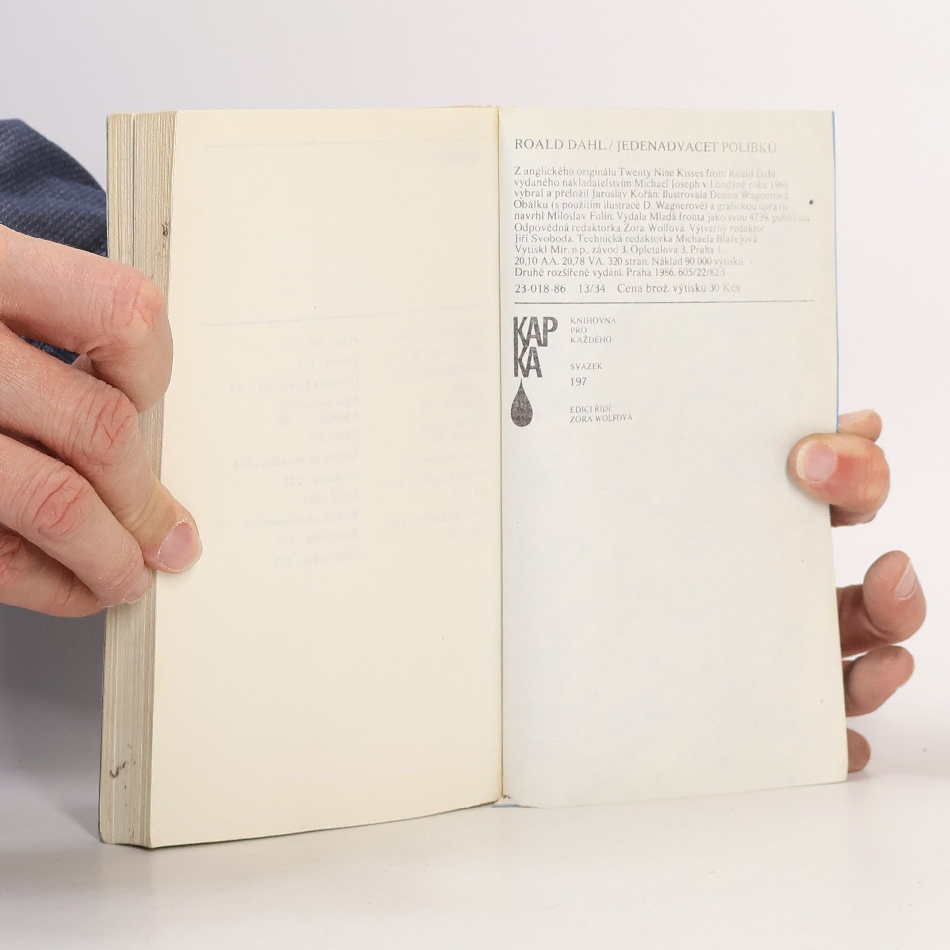 Roald Dahl Jedenadvacet polibků