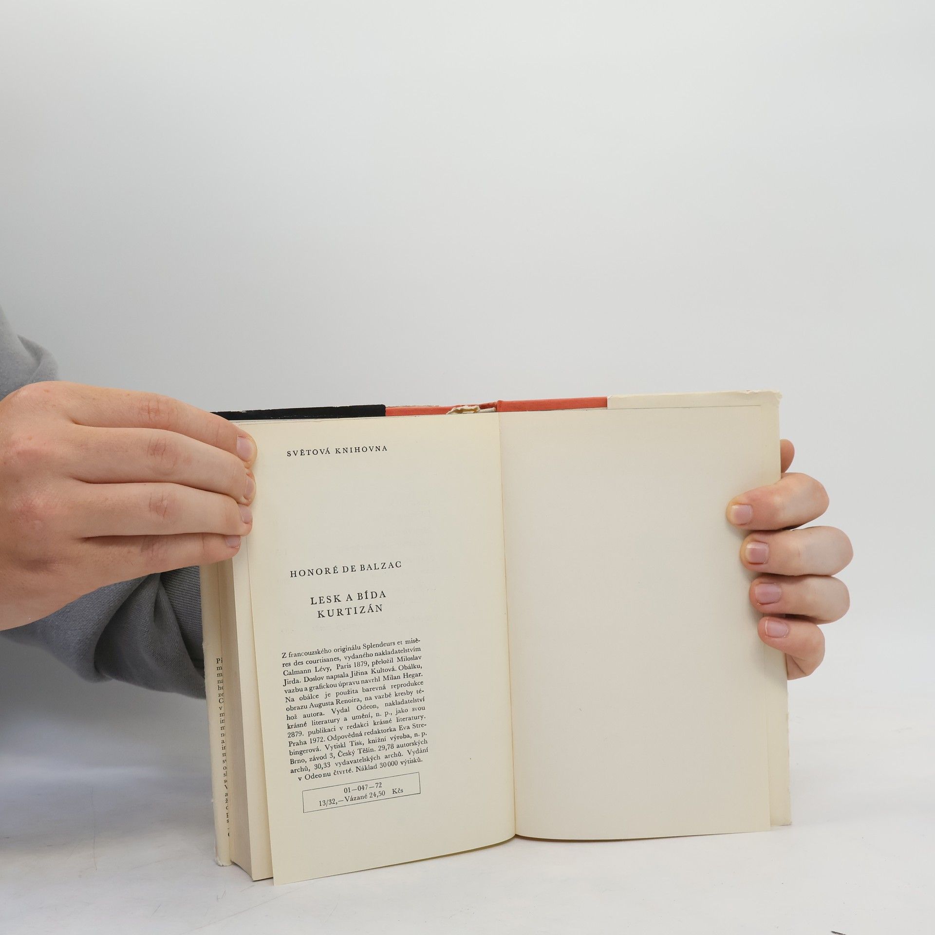 Honoré de Balzac Lesk a bída kurtizán