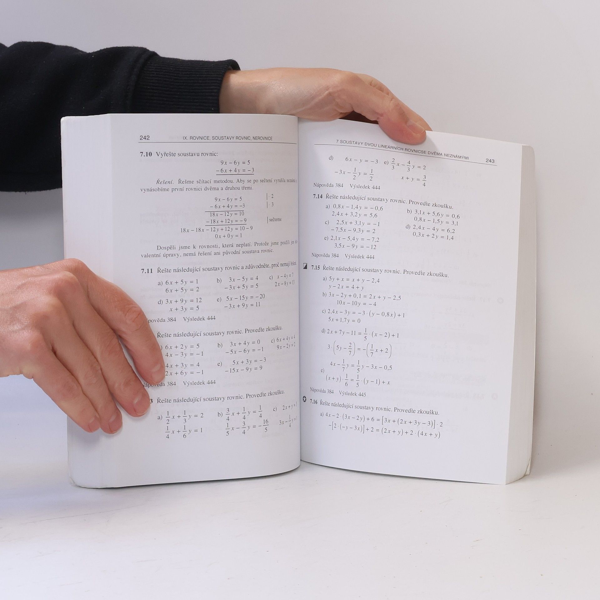 Peter Krupka Sbírka úloh z matematiky pro 2. stupeň základních škol a nižší ročníky víceletých gymnázií. 1. díl