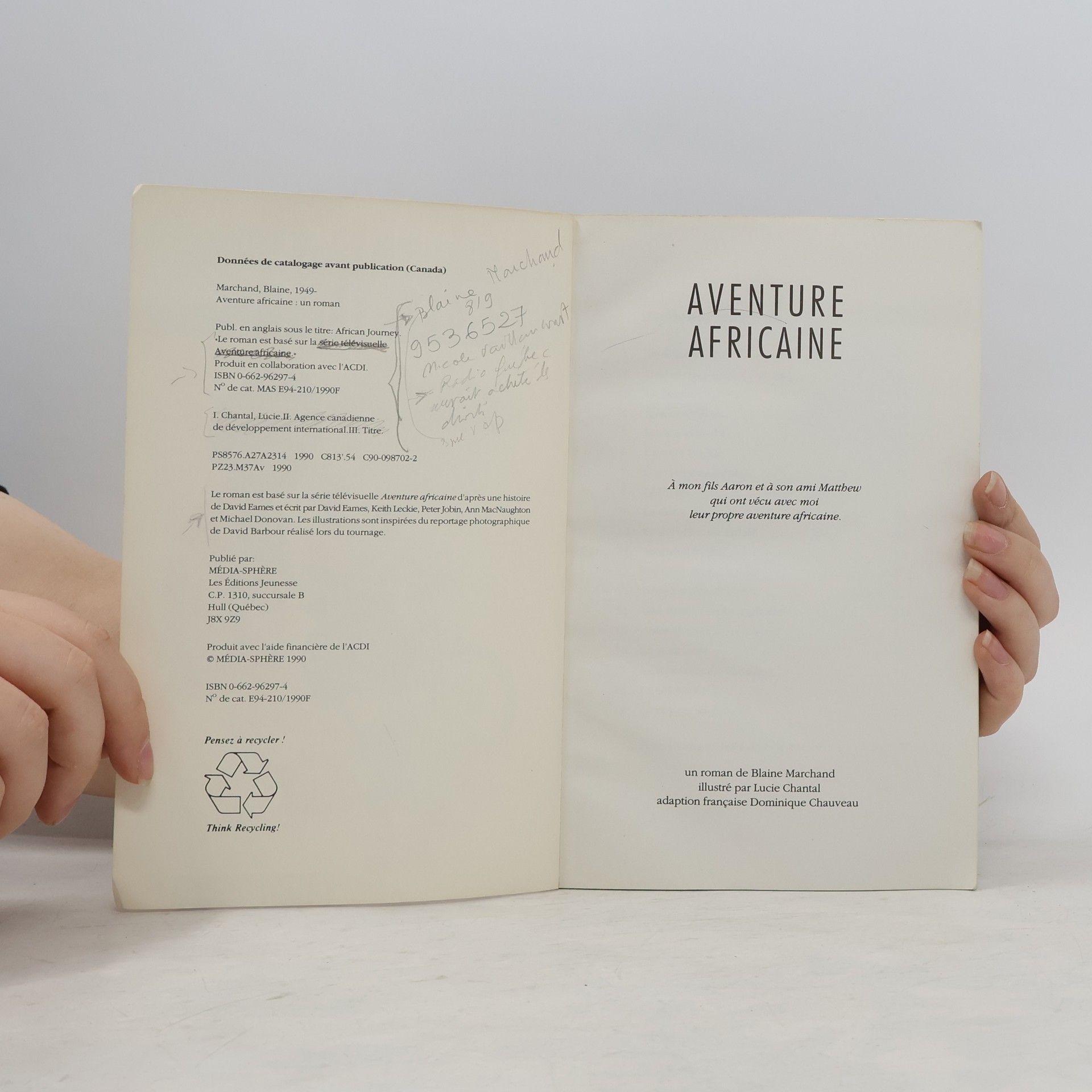 Blaine Marchand Aventure africaine