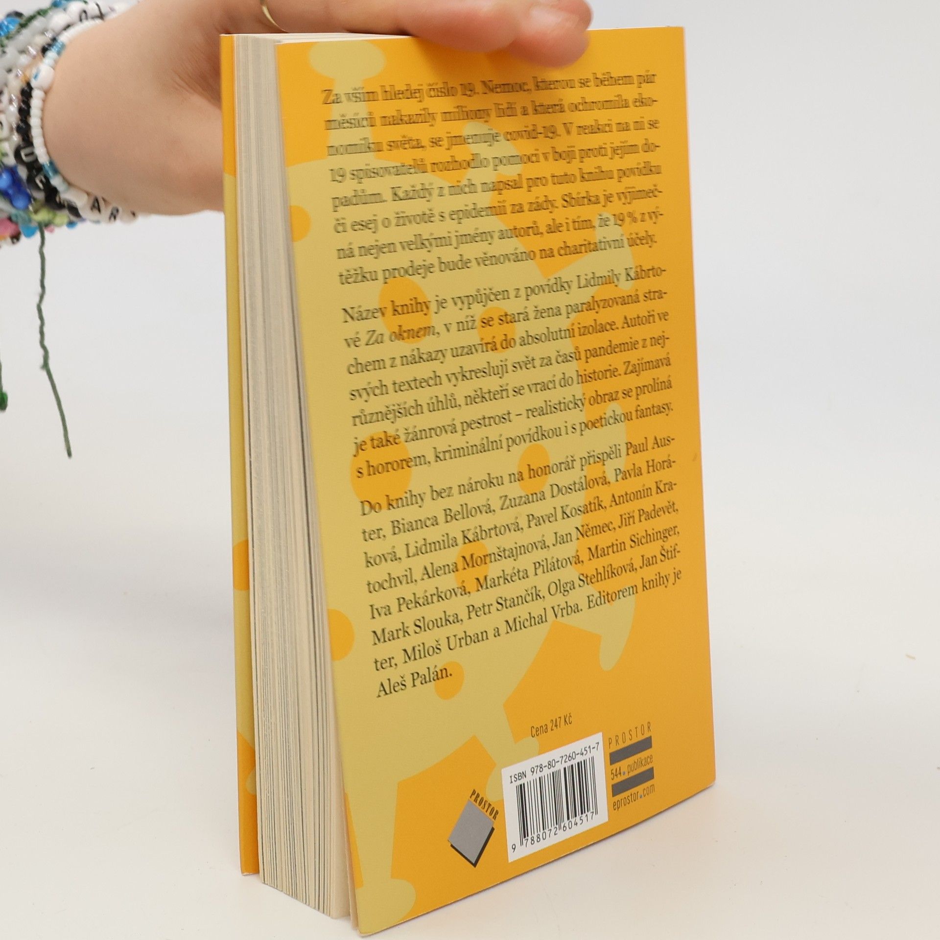 Autores varios Za oknem : 19 spisovatelů proti covid-19
