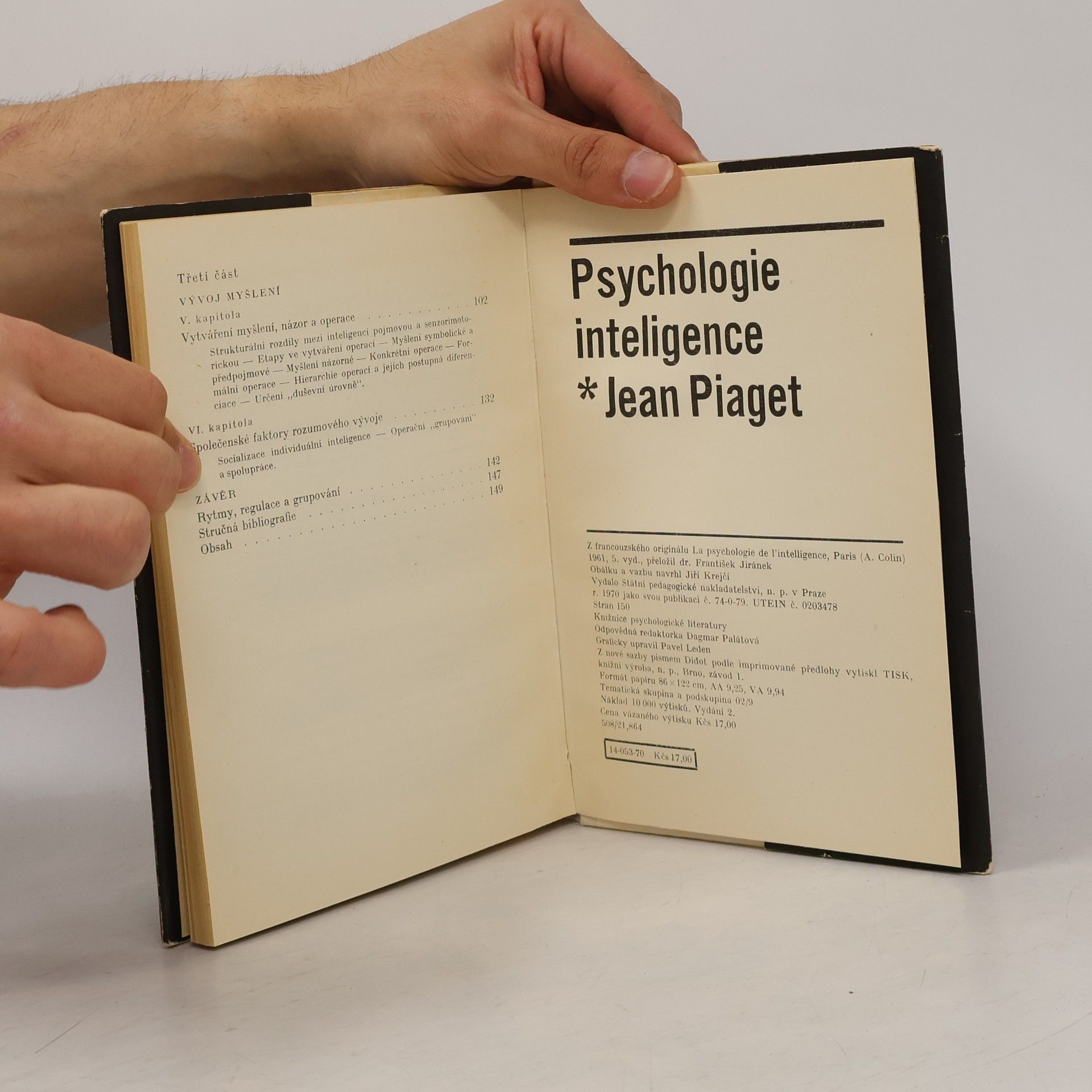 Jean Piaget Psychologie inteligence