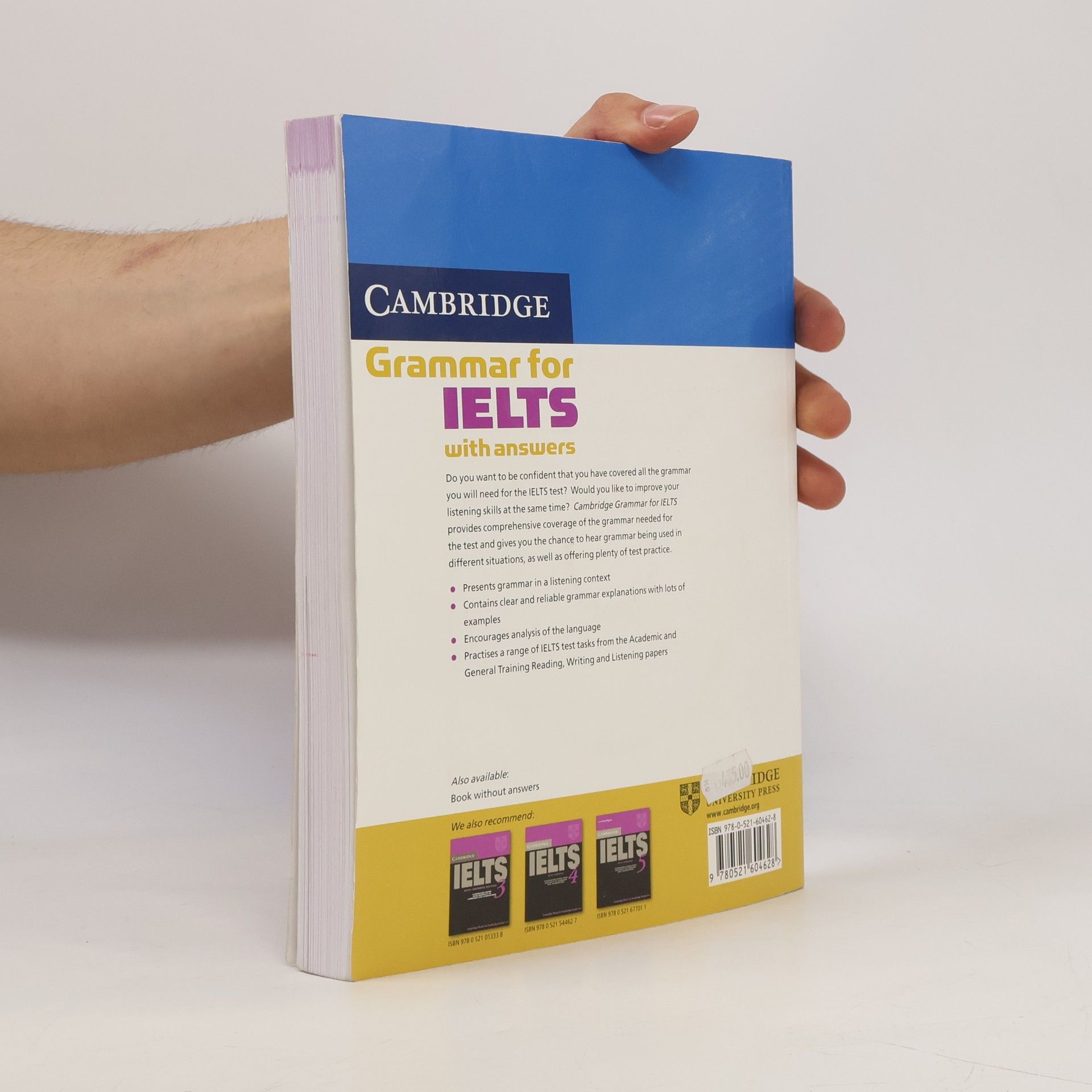 Diana Hopkins Cambridge grammar for IELTS with answers: Self-study grammar reference and practice