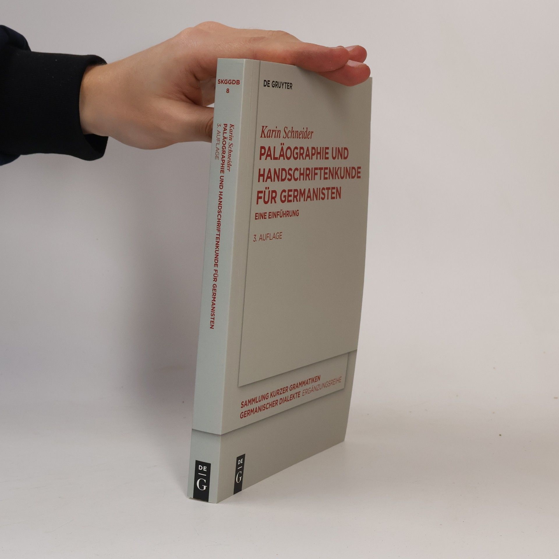 Karin Schneider Paläographie und Handschriftenkunde für Germanisten
