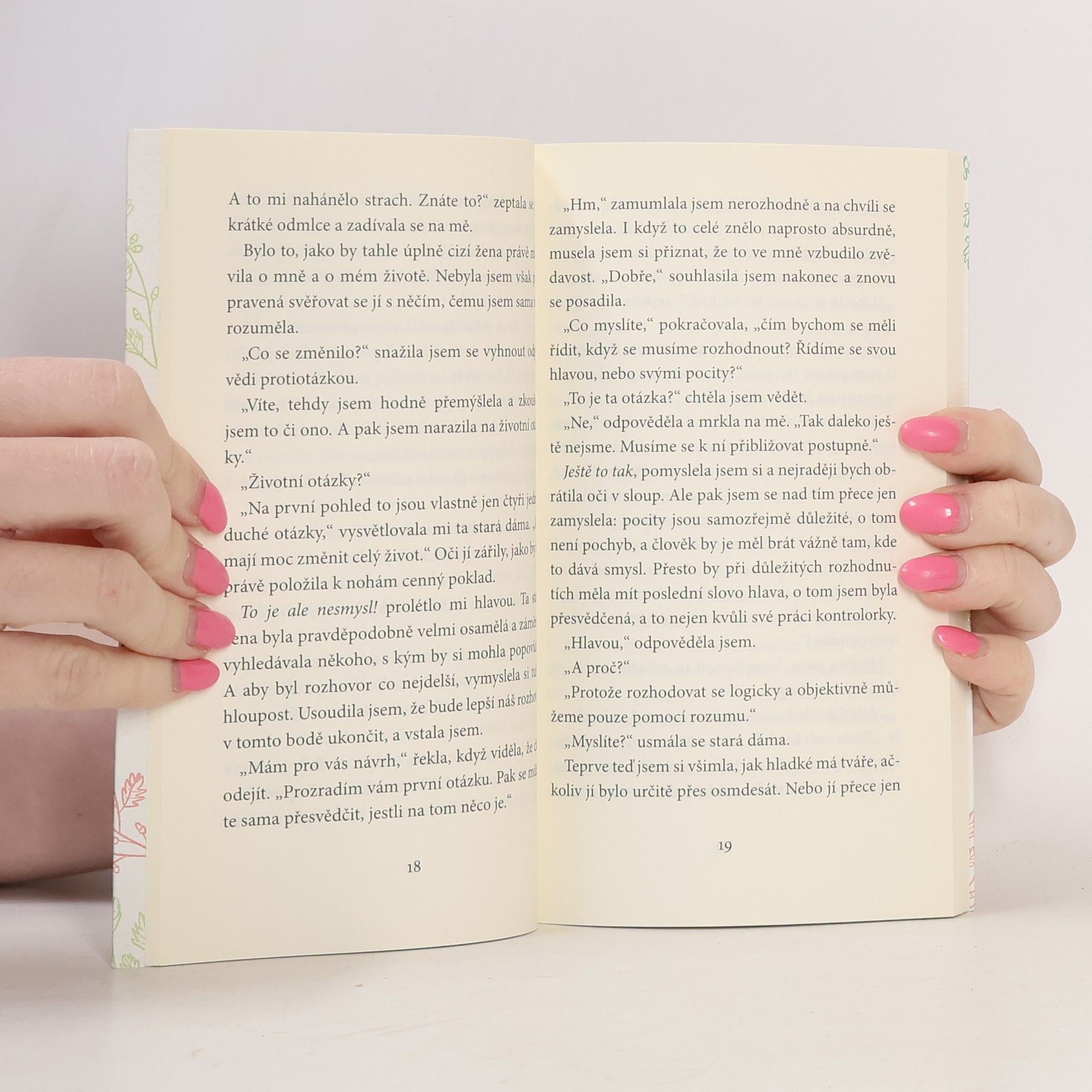 Tessa Randau Les, čtyři otázky, život a já : o jednom setkání, které všechno změnilo