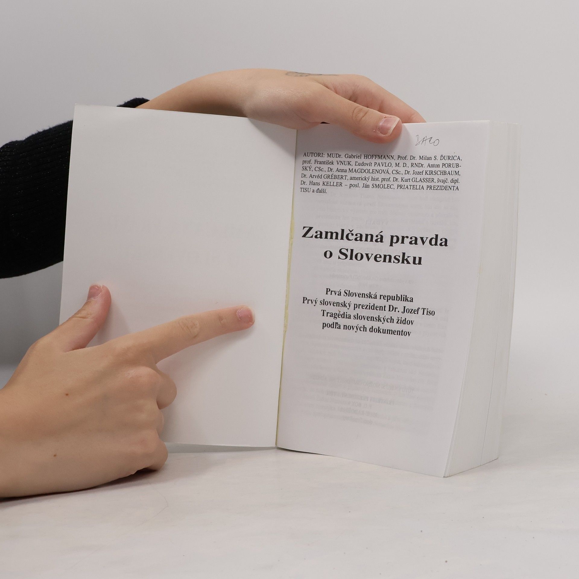 Autorenkollektiv Zamlčaná pravda o Slovensku