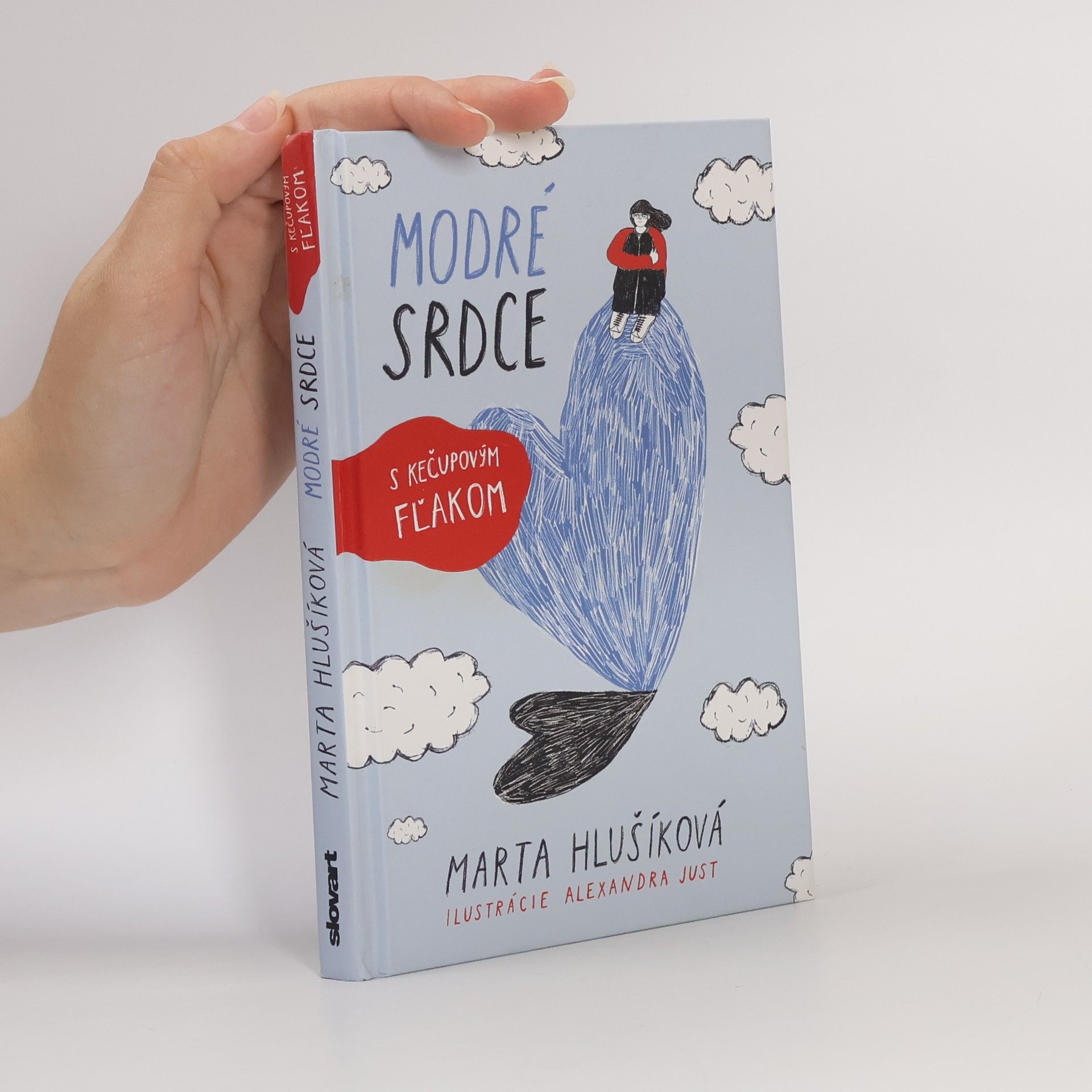 Marta Hlušíková Modré srdce s kečupovým fľakom