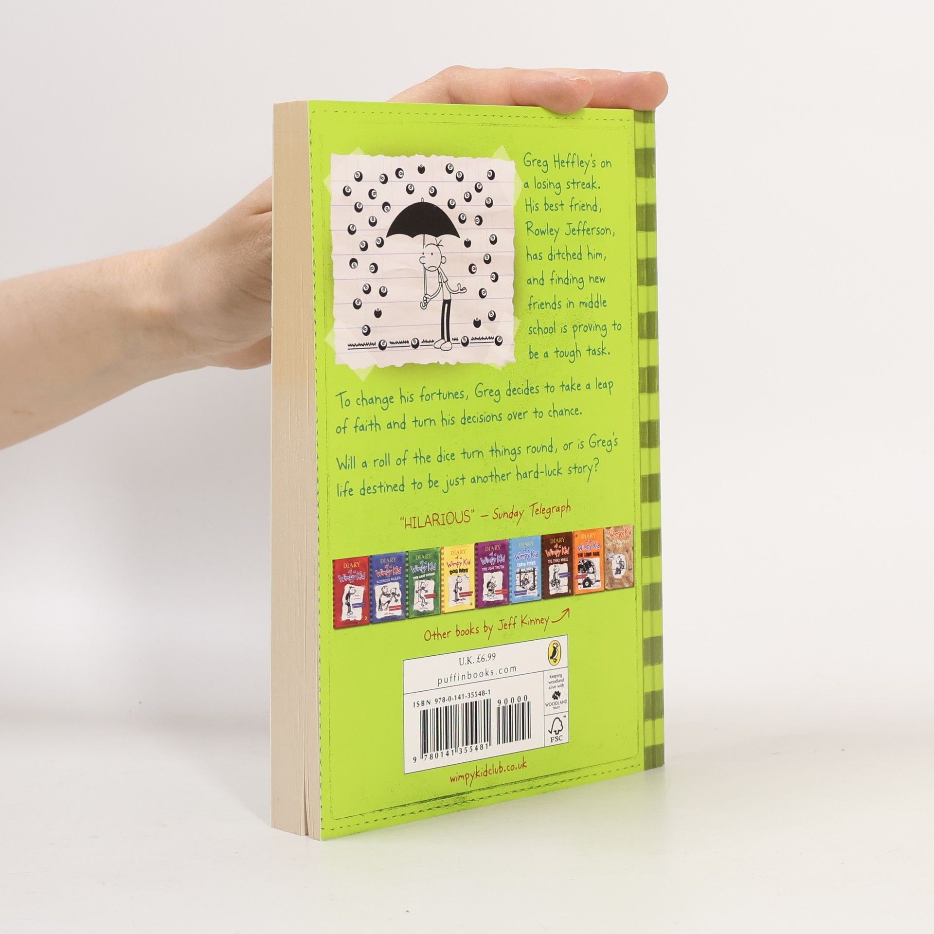 Jeff Kinney Diary of a Wimpy Kid. Hard luck