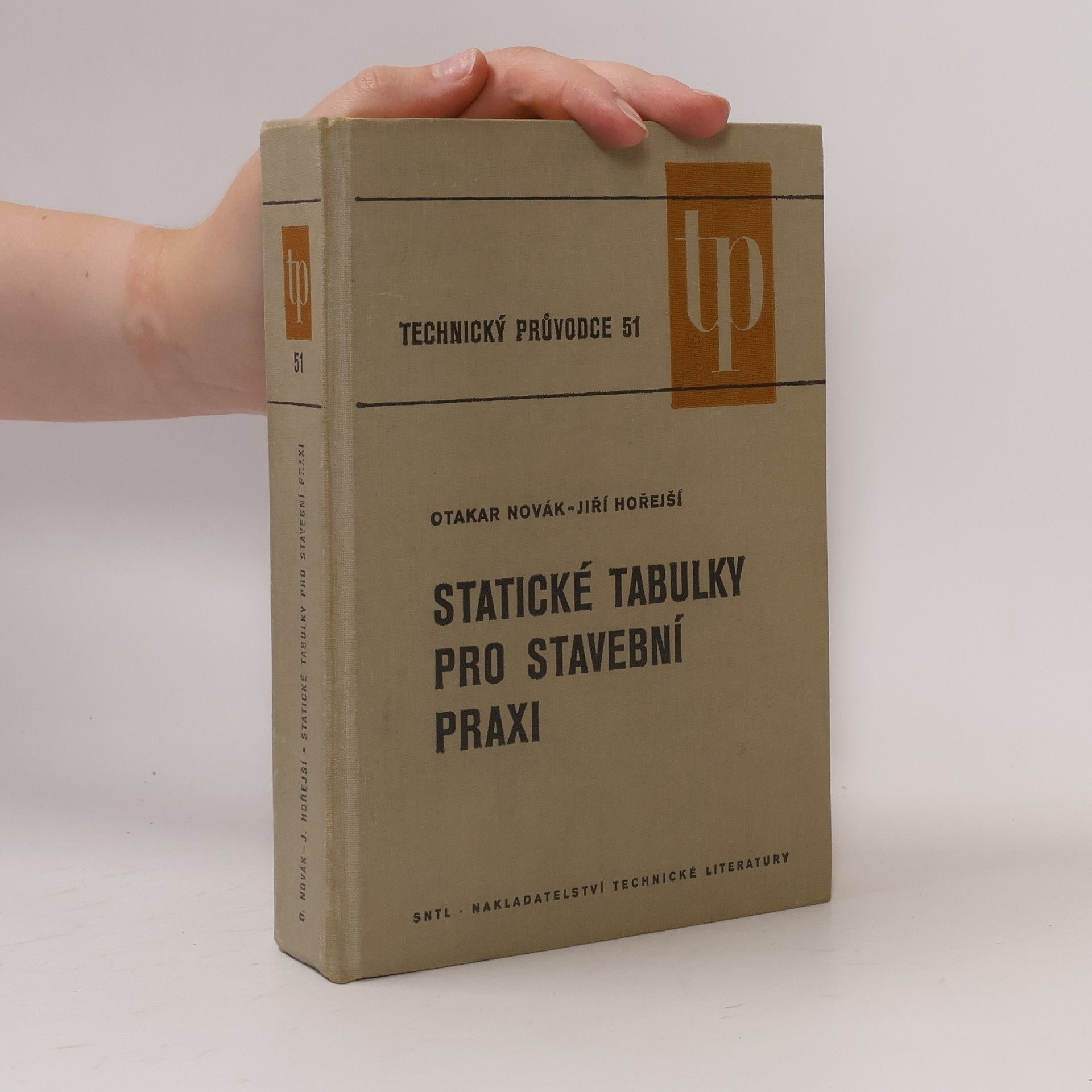Jiří Hořejší Statické tabulky pro stavební praxi