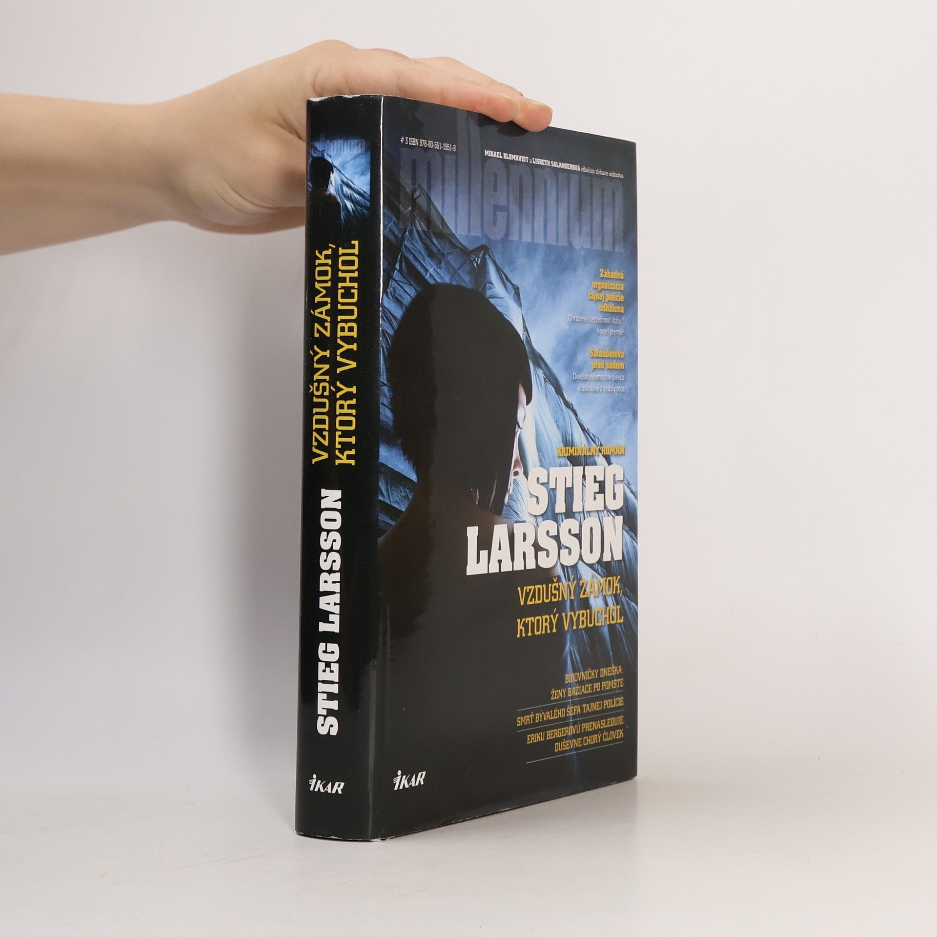 Stieg Larsson Vzdušný zámok, ktorý vybuchol