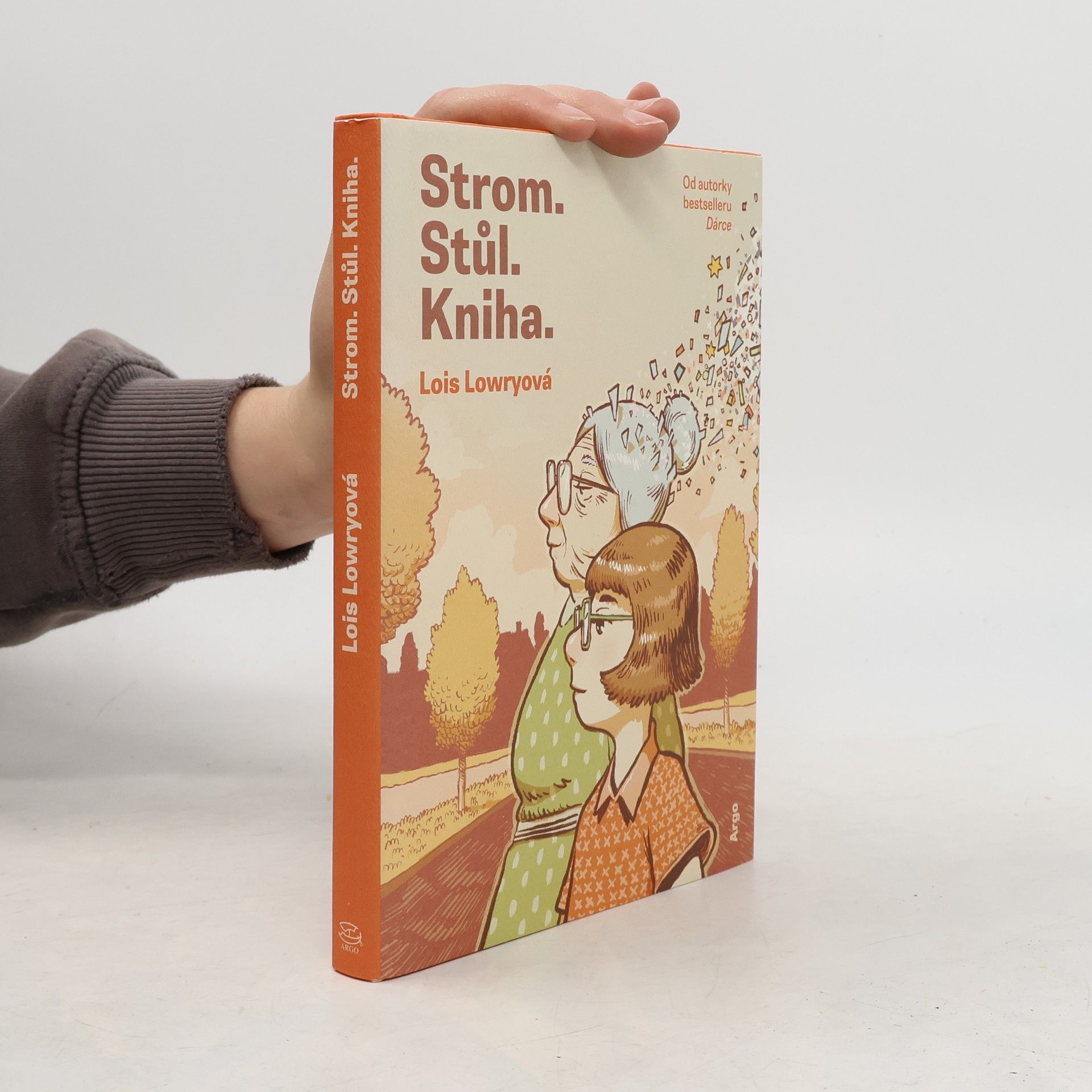 Lois Lowry Strom. Stůl. Kniha.