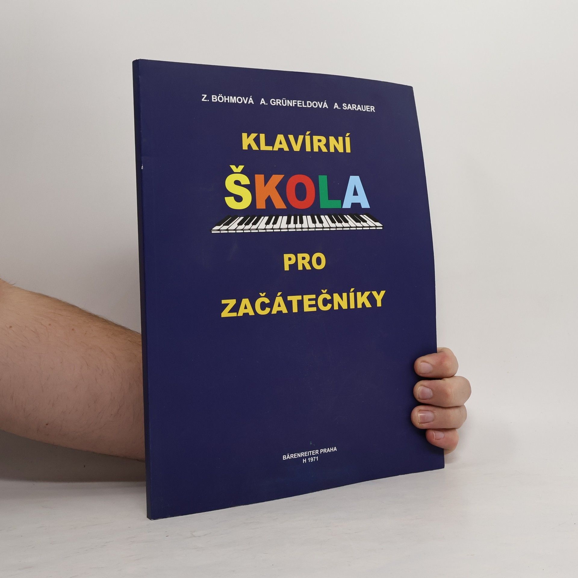 Alois Sarauer Klavírní škola pro začátečníky