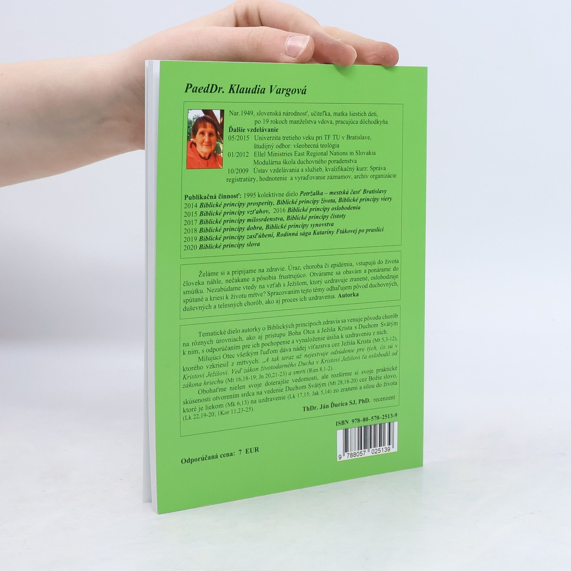 Klaudia Vargová Biblické princípy zdravia